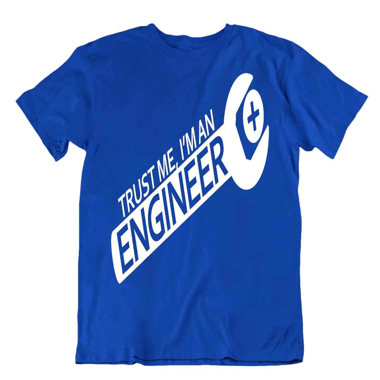 T-Shirt Trust Me I Am Awesome Engineer Freizeit Retro - Bild 3 von 8