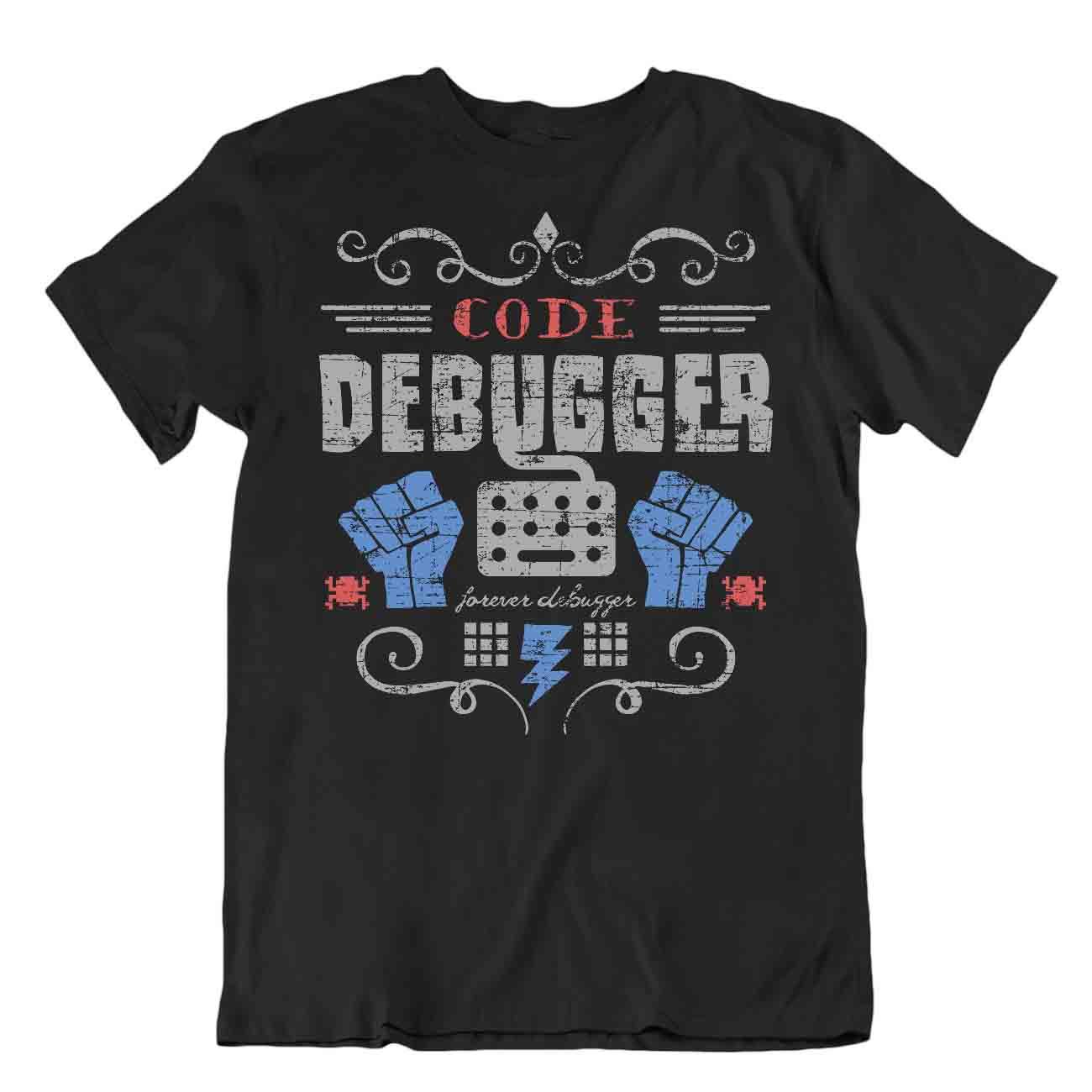 Code Debugger Tshirt Programmer T-Shirt Retro Tee Gift Shirt - Picture 2 of 8