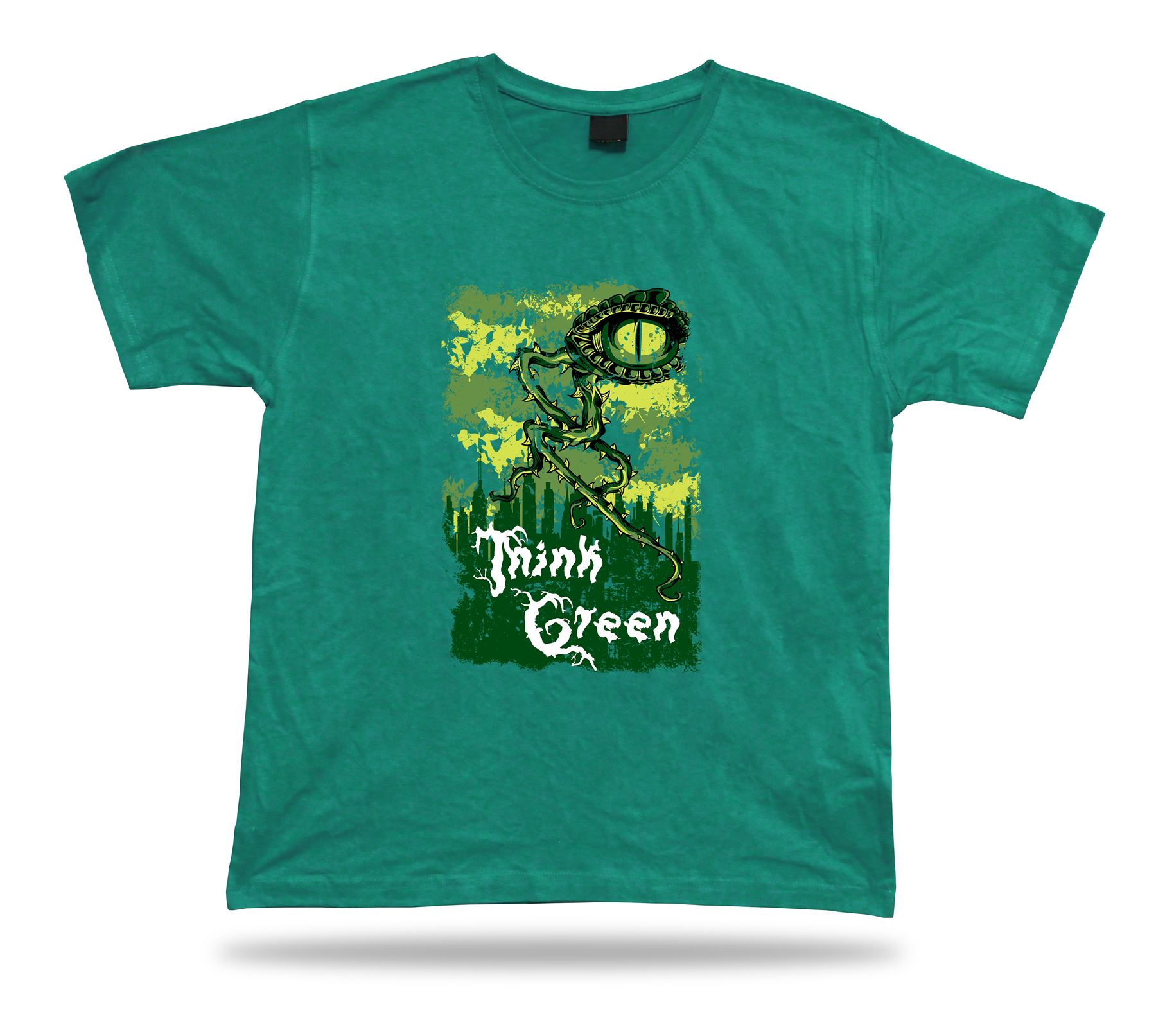 Think Green One Eye Thorn Monster Genial Diseño Camiseta Regalo de Cumpleaños Regalo - Imagen 4 de 8