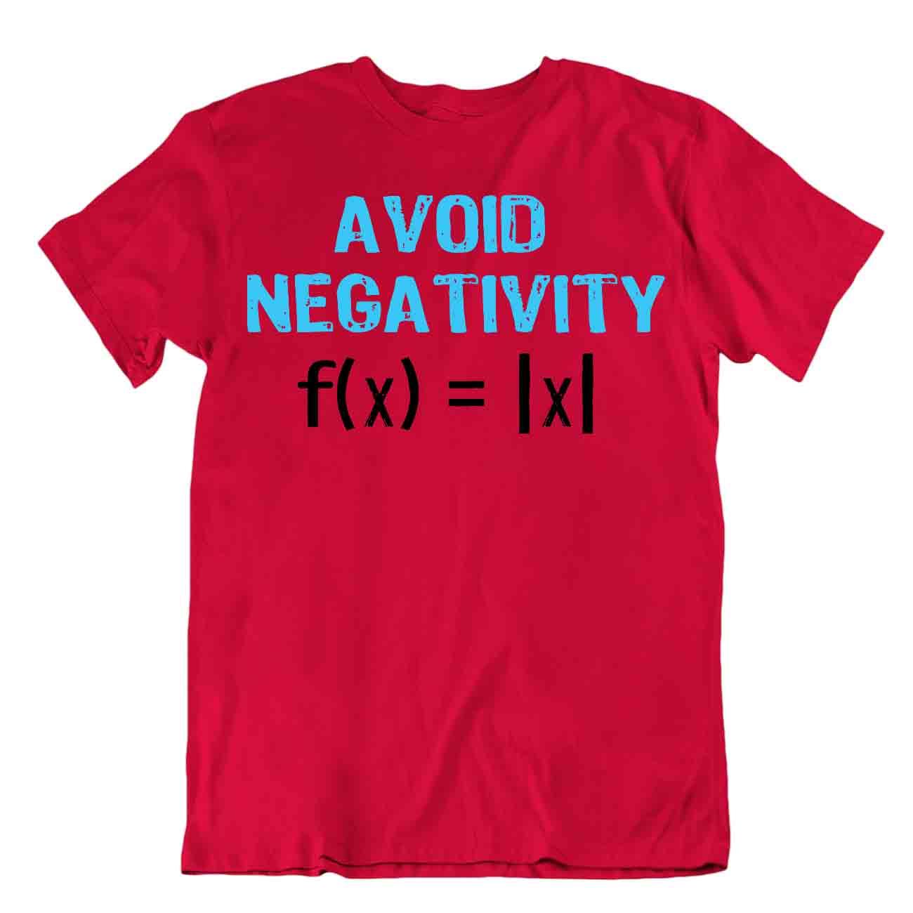 T-shirt Evita la negatività divertente matematica maglietta insegnante di matematica - Foto 7 di 8