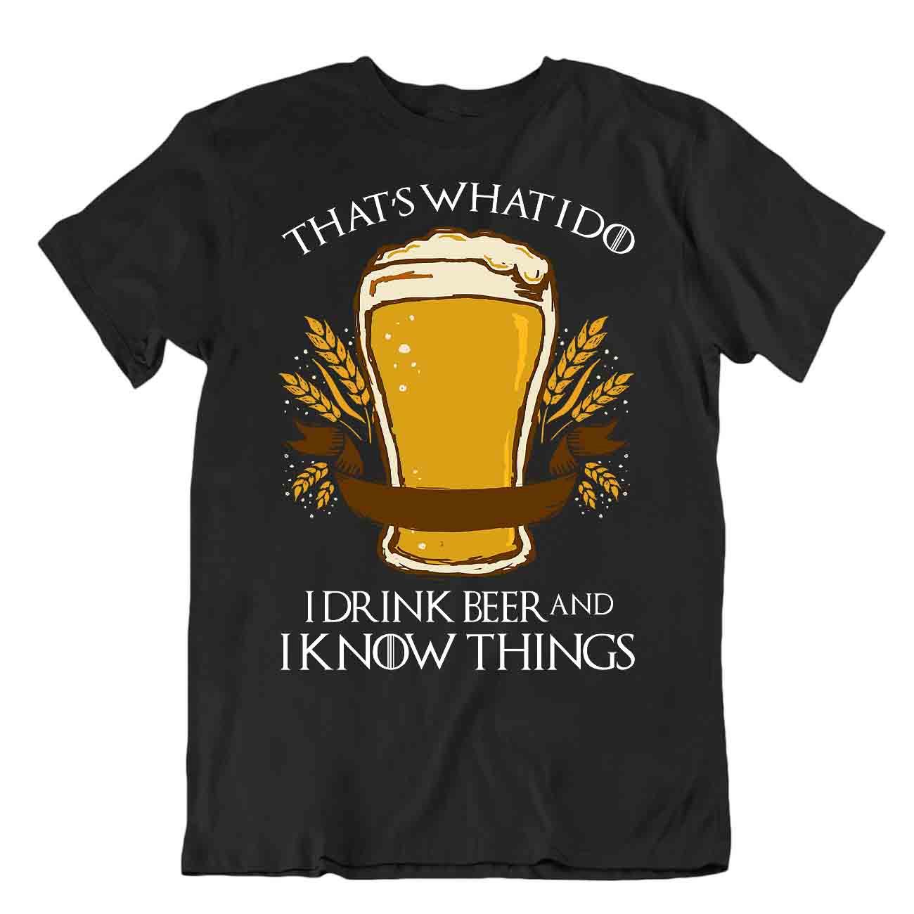 Bier Schule Bildung T-SHIRT Papa Opa TEE Herren Bier Zitat SHIRT - Bild 2 von 8