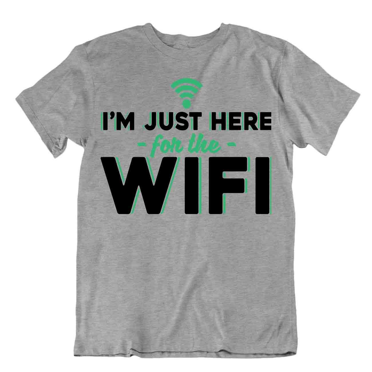 Wifi Humor Tshirt Programmer Language T-Shirt Networking Textile Tee - Bild 5 von 8