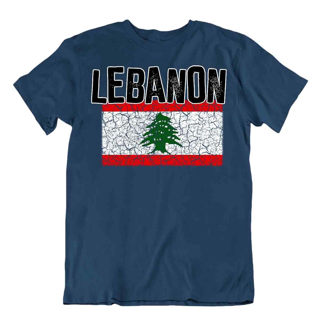 Camiseta Bandera Líbano Moda País Recuerdo Regalo Camiseta Orgullo Logotipo - Imagen 6 de 8