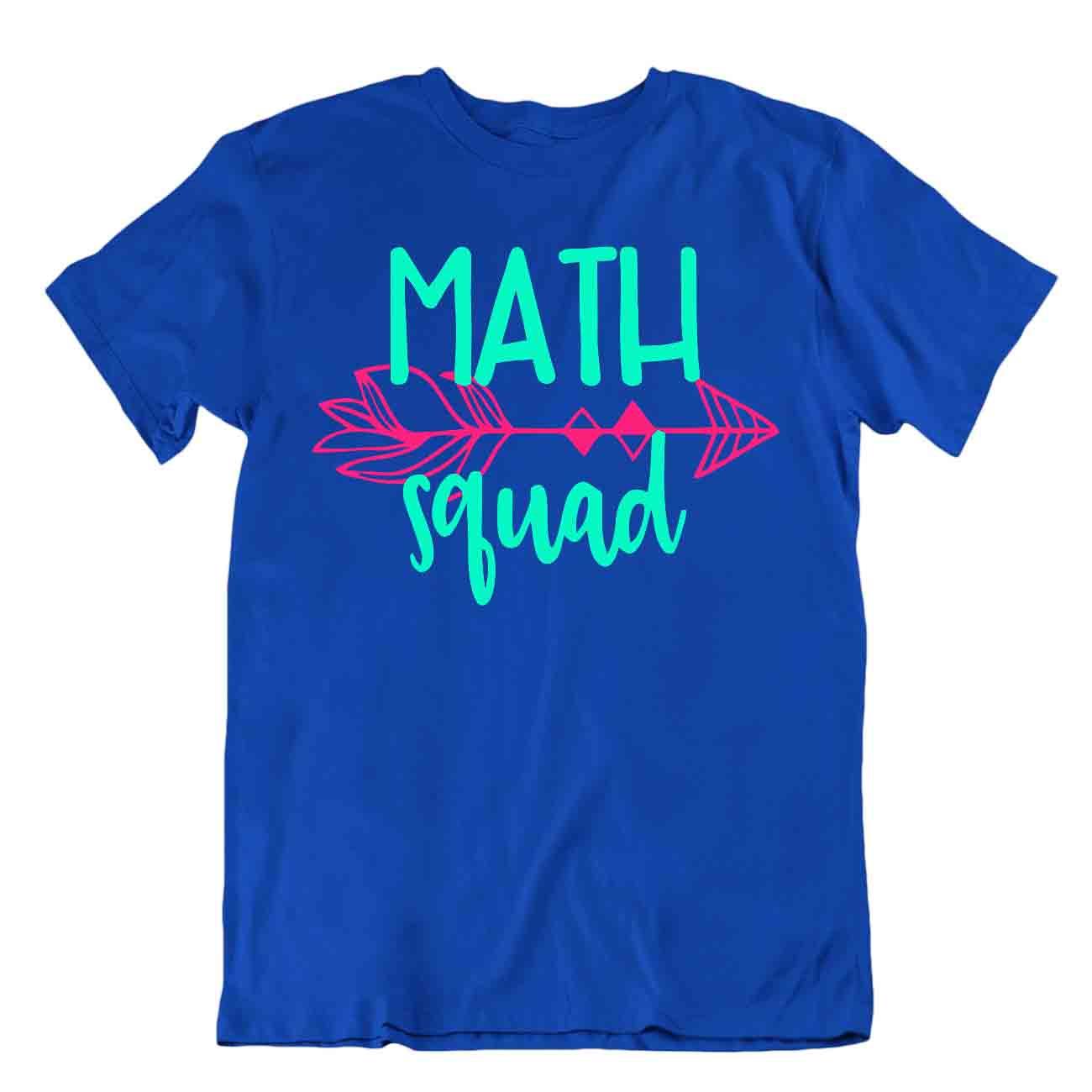 Math Squad T-Shirt Unisex Cotton Section Tee Nerdy Pun Shirt Funny Best Gift - Picture 3 of 8
