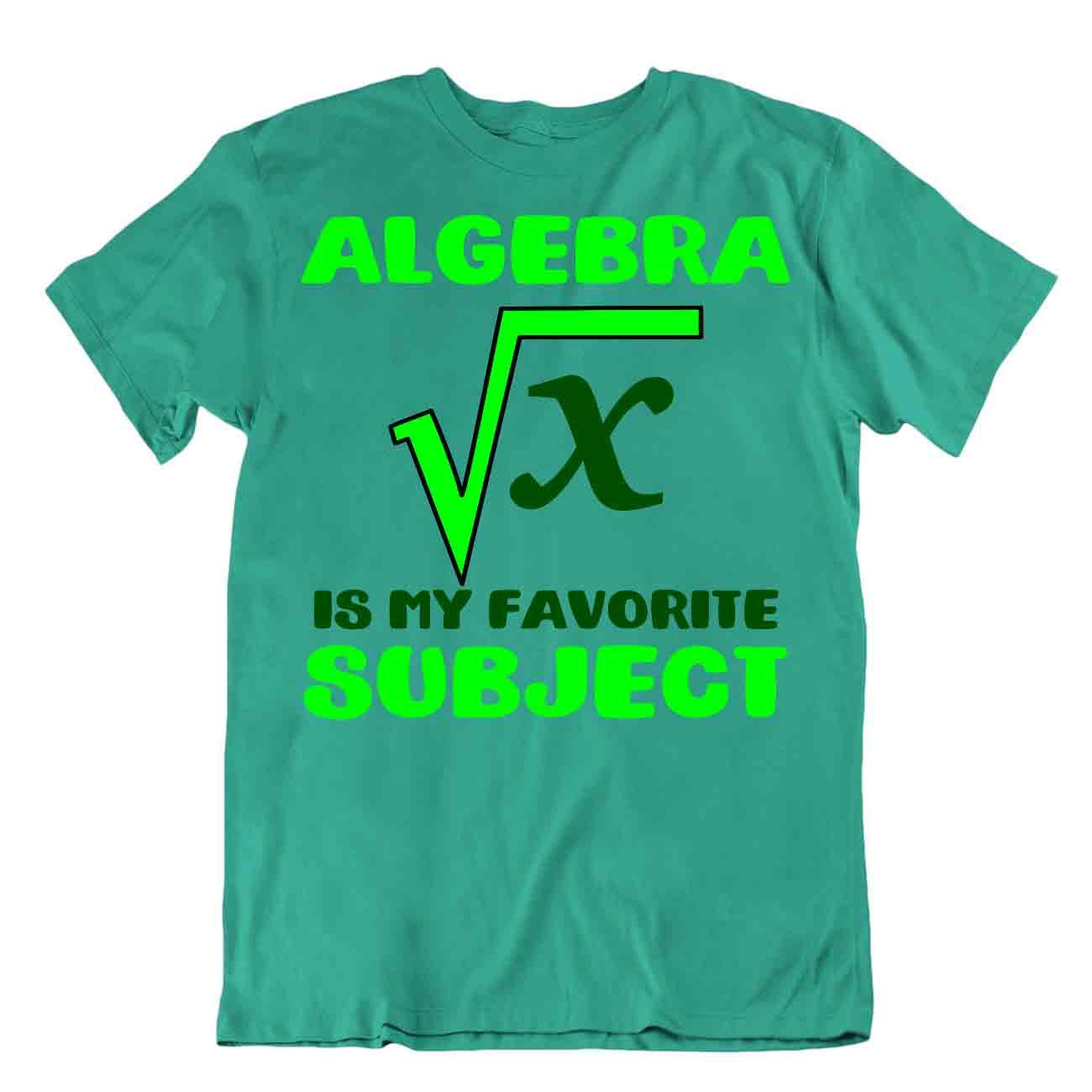 Algebra Is My Favorite Subject Funny Math Joke TShirt Integral Trend