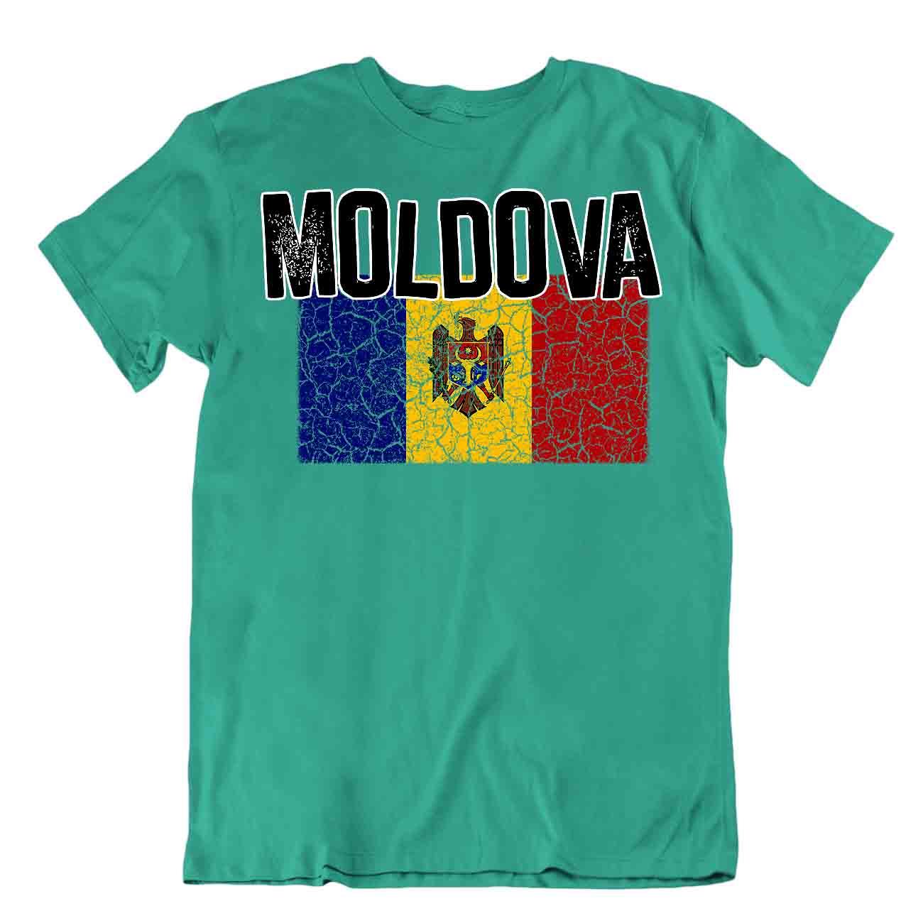 Camiseta Bandera Moldavia Moda Country Souvenir Regalo Camiseta Logotipo del Orgullo - Imagen 4 de 8