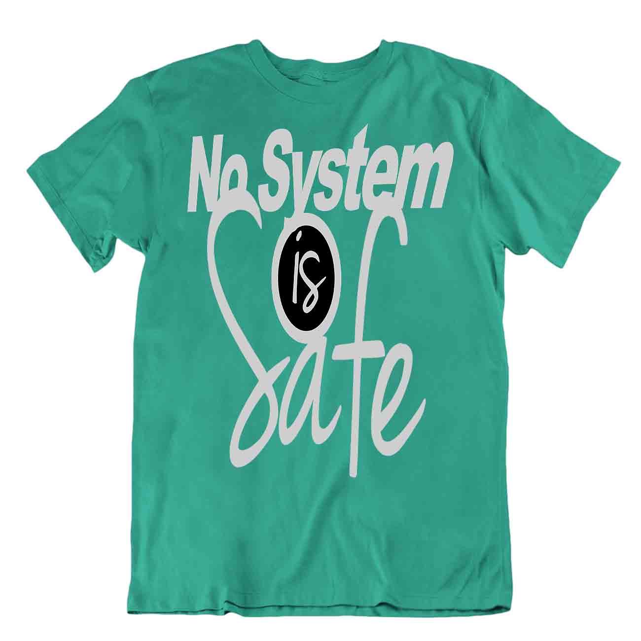 Kein System Ist Sicher T-Shirt Ingenieur Student Witz TShirt Lustiges Hemd - Picture 4 of 8