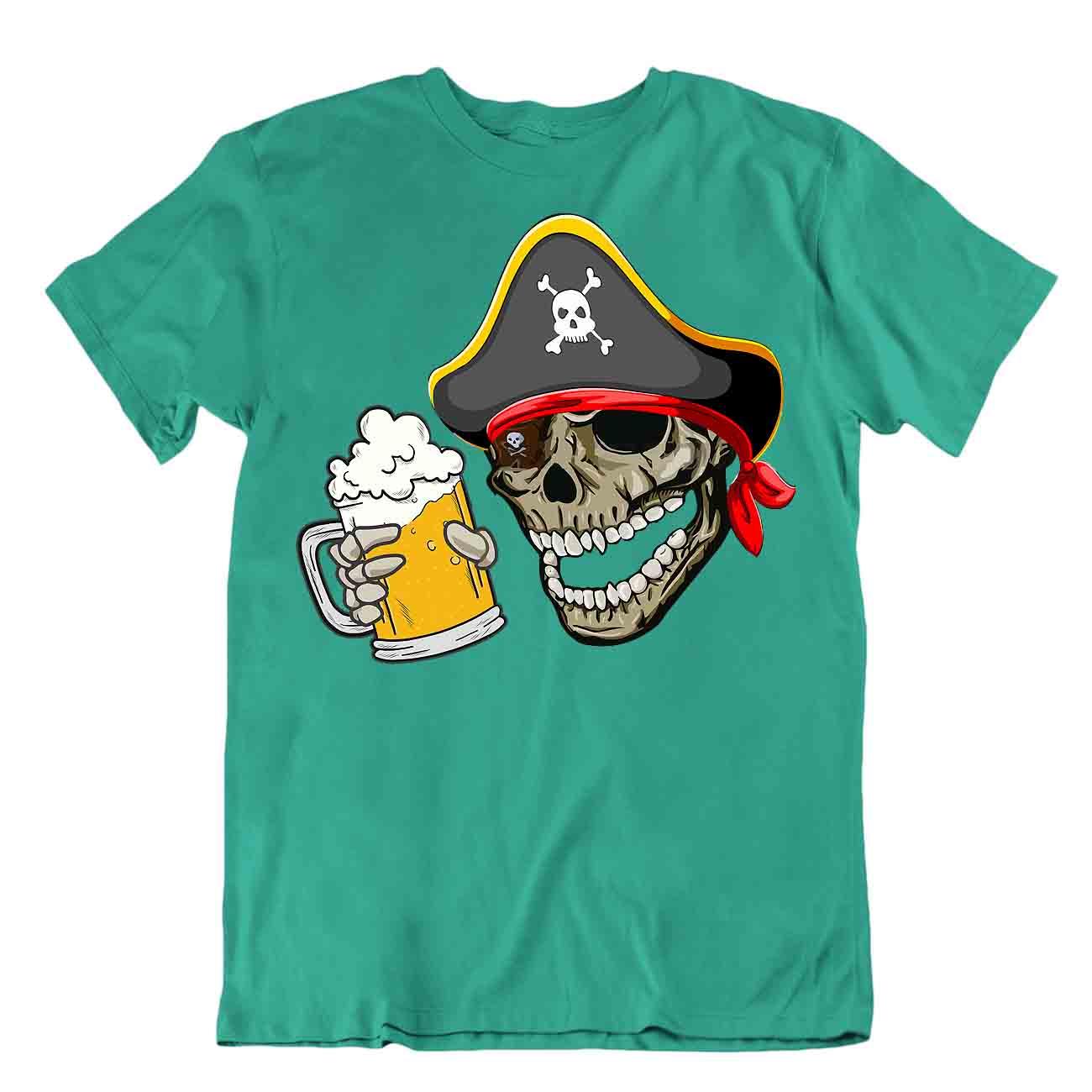 Pirat Bier Nachtgeburtstagsfeier T-SHIRT Oktoberfest Bier T-SOMMER ALOHA SHIRTS - Bild 4 von 8