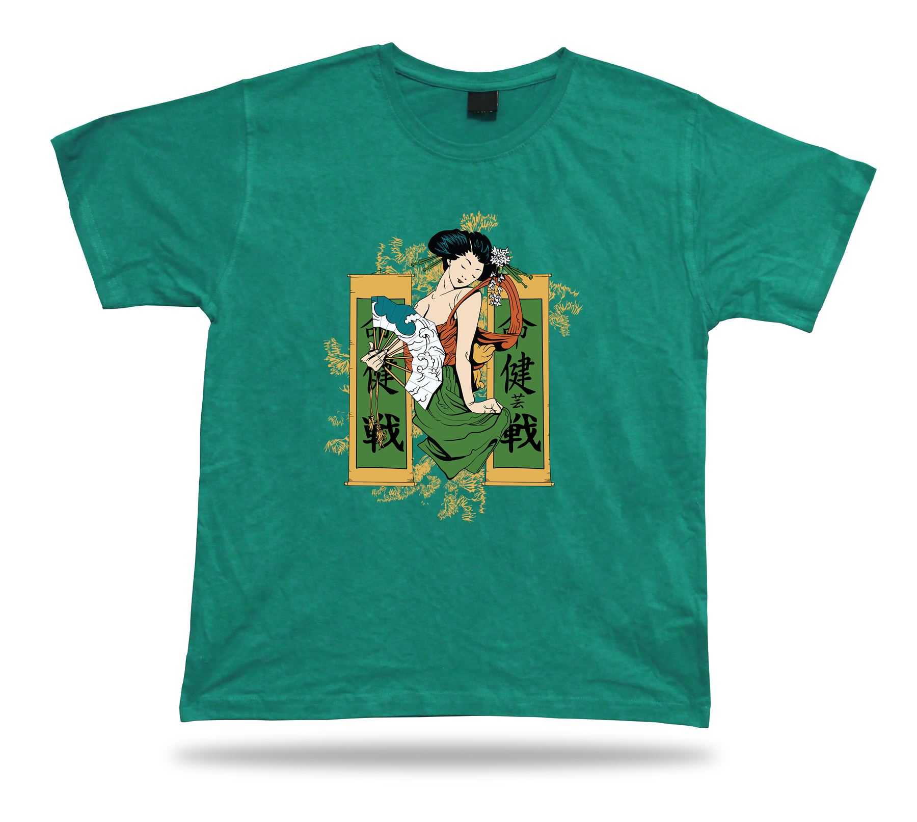 Japonesa Dacing Giesha Impresionante Moderno Estilo Camiseta Diseño Cumpleaños Regalo - Imagen 4 de 8