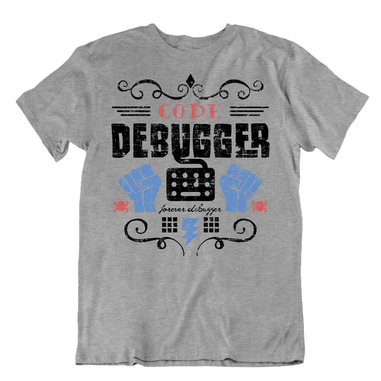 Code Debugger Tshirt Programmer T-Shirt Retro Tee Gift Shirt - Picture 5 of 8