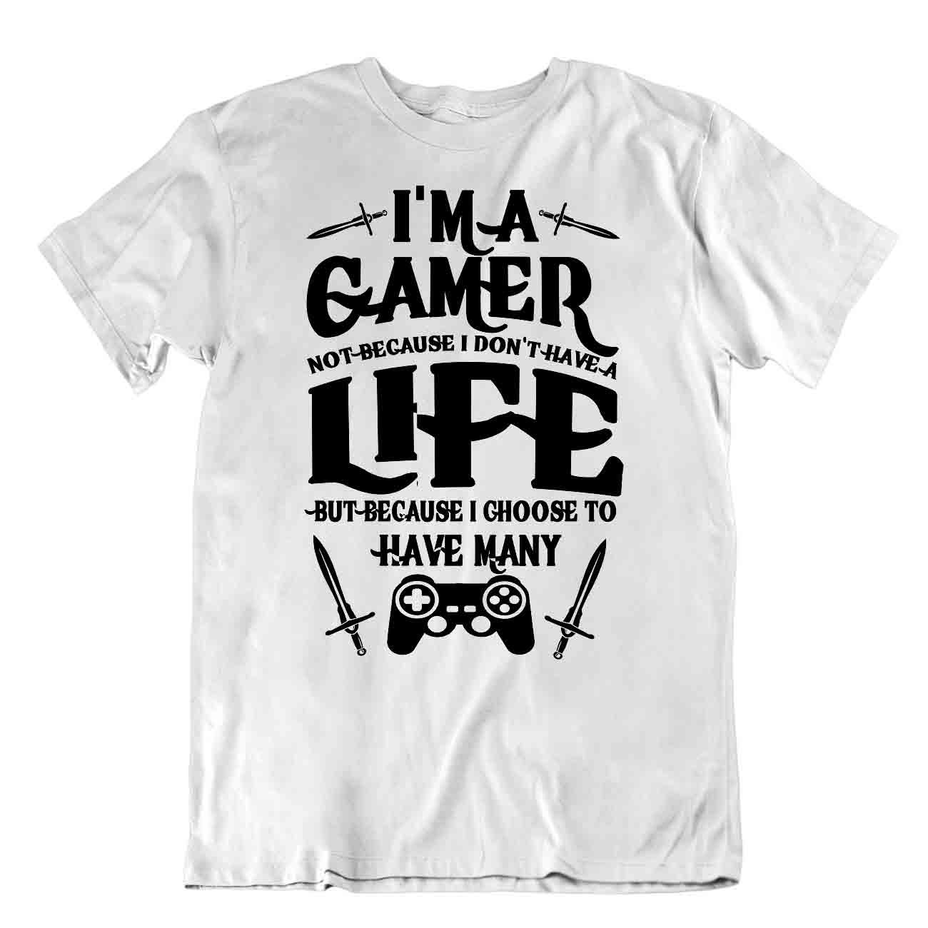Camiseta Gamer Life Bet Gamble Divertida Linda Camiseta Playoff - Imagen 8 de 8