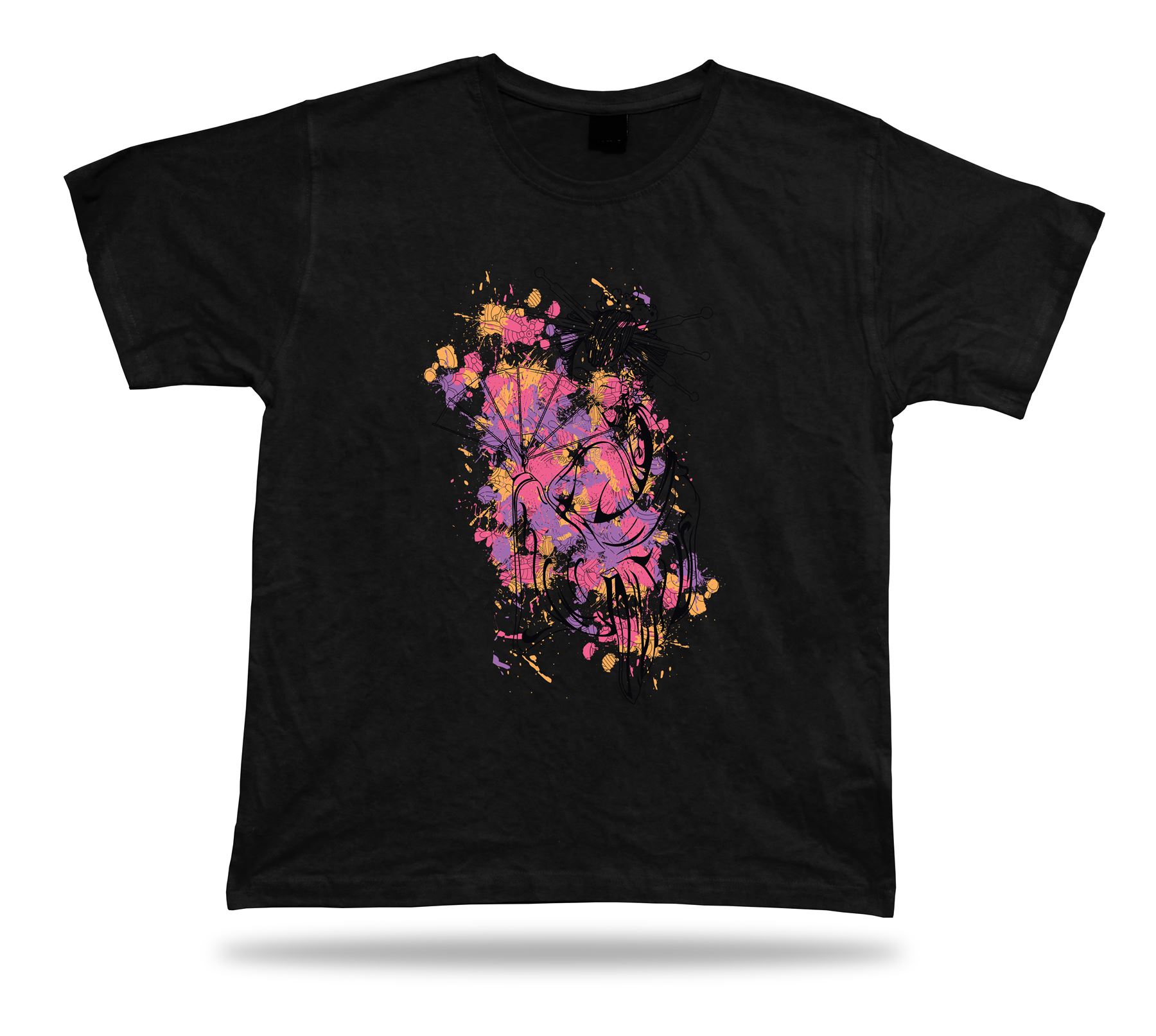 Camiseta Tímida Princesa Japonesa Floral Femenina Elegante Diseño Idea Única Presente - Imagen 2 de 8
