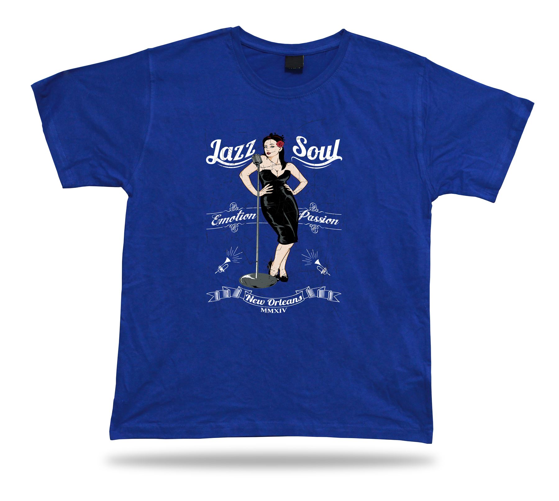 Jazz Soul Emotion Passion New Orleans unique vector tshirt design birthday gift - Picture 3 of 8