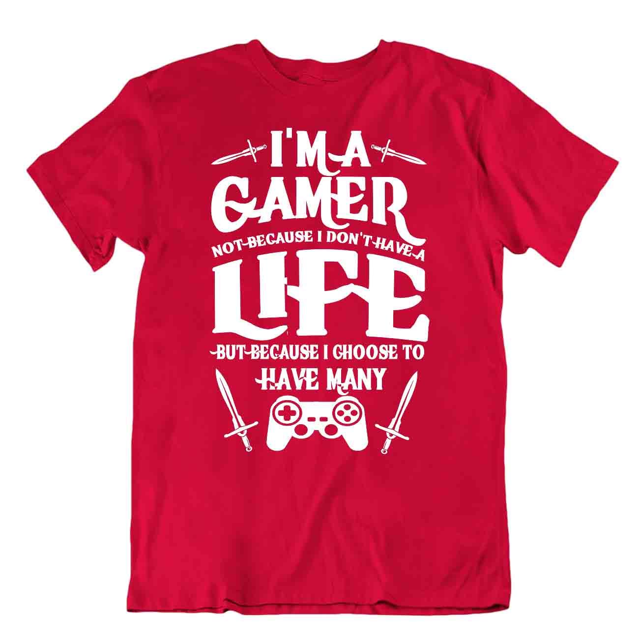 Camiseta Gamer Life Bet Gamble Divertida Linda Camiseta Playoff - Imagen 7 de 8