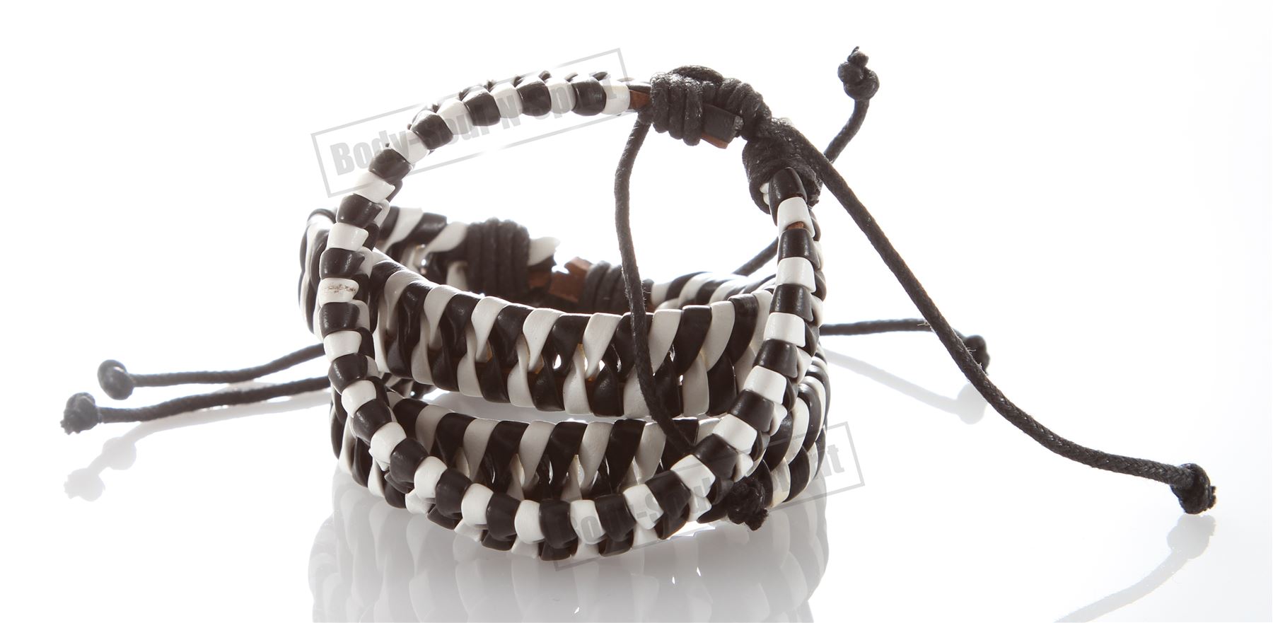 Braided Leather Bracelet Cuff Bangle Wristband surfer Stylish Accessory gift - Picture 11 of 29