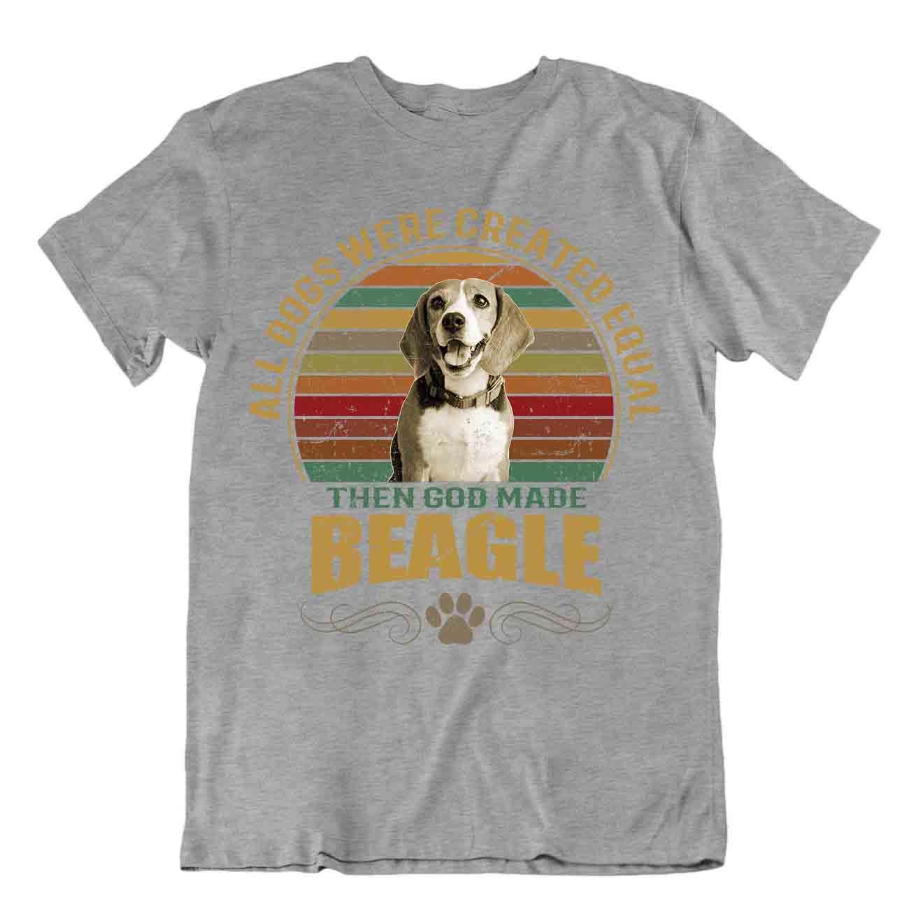Beagle Dog T-Shirt Cooles Geschenk für Hunde Tierliebhaber Vintage bester Freund - Bild 5 von 8