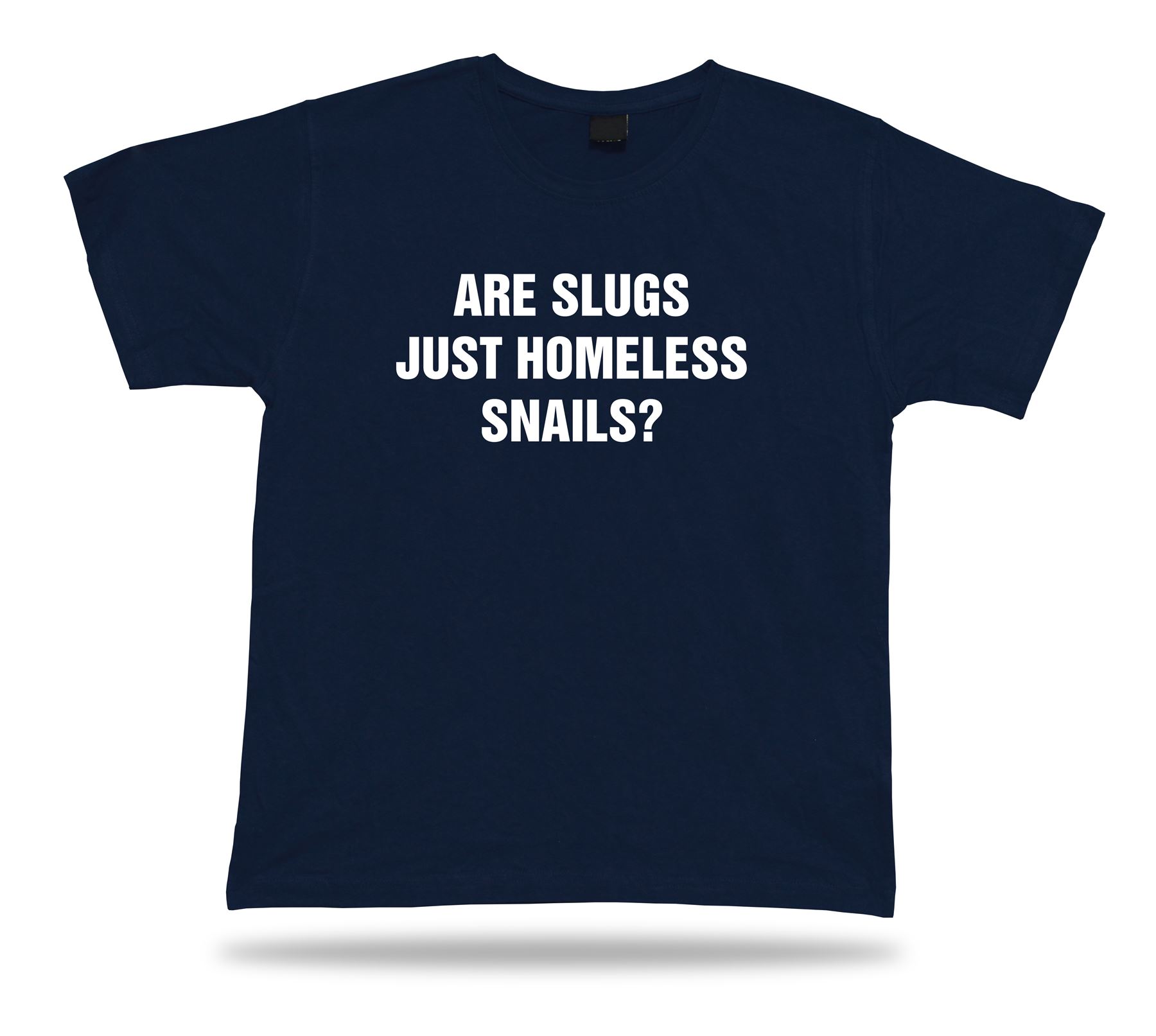 Sind Schnecken nur obdachlose Schnecken? Besondere Anlässe Feier Mode T-Shirt Kunst - Bild 6 von 8