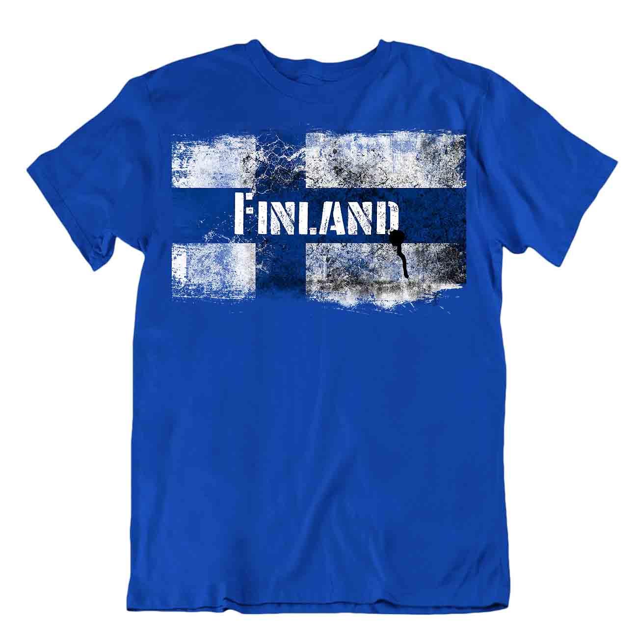 Finland flag Tshirt T-shirt Tee top city map Nordic cross special PRIDE gift - Picture 5 of 7