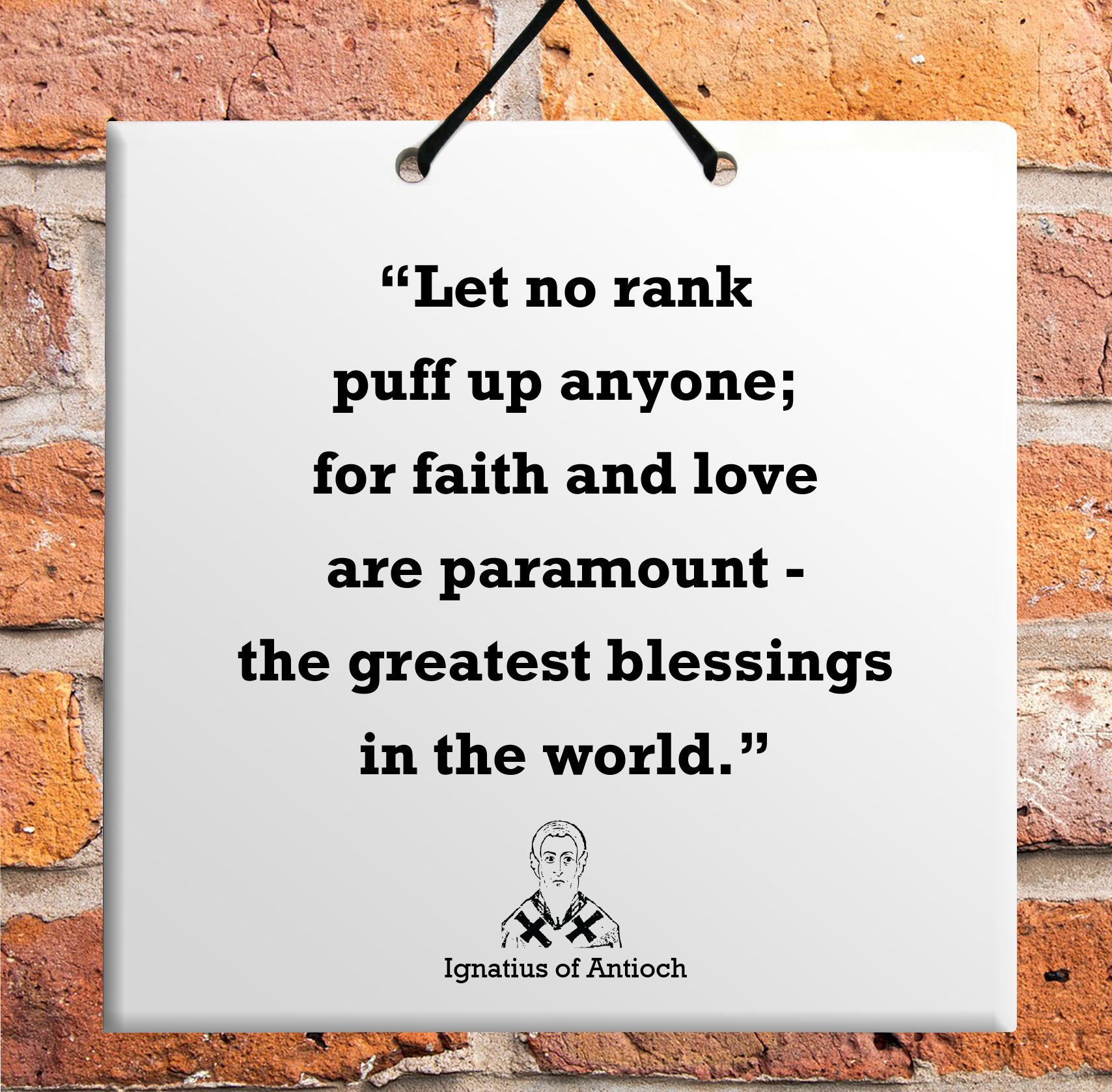 Ignatius of Antioch Unique Home Quote BAR DECOR Amazing Online Deal for You - Picture 11 of 31