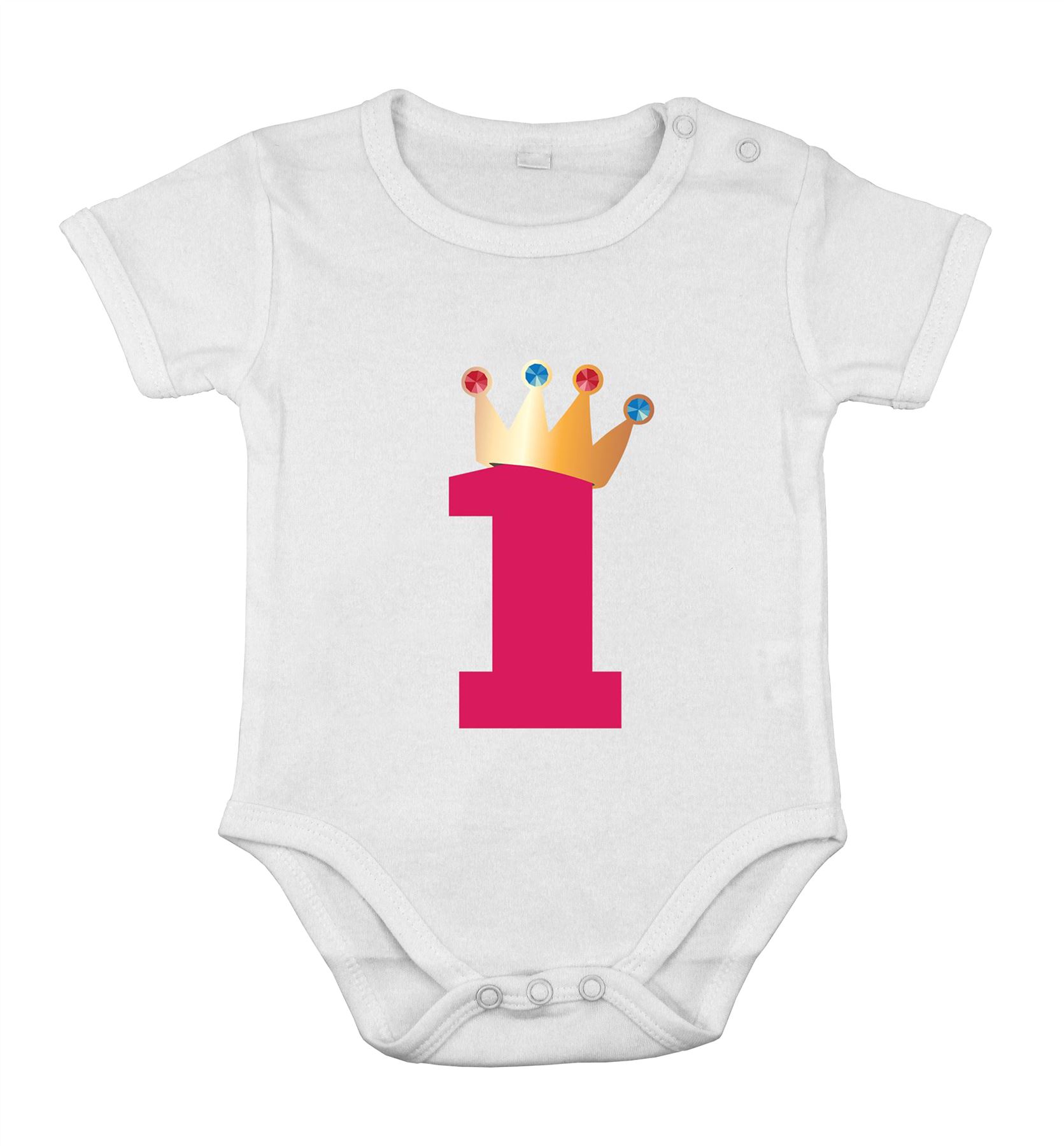 Primer regalo de cumpleaños bebé niña ducha recién nacido mono princesa para ella - Imagen 6 de 6