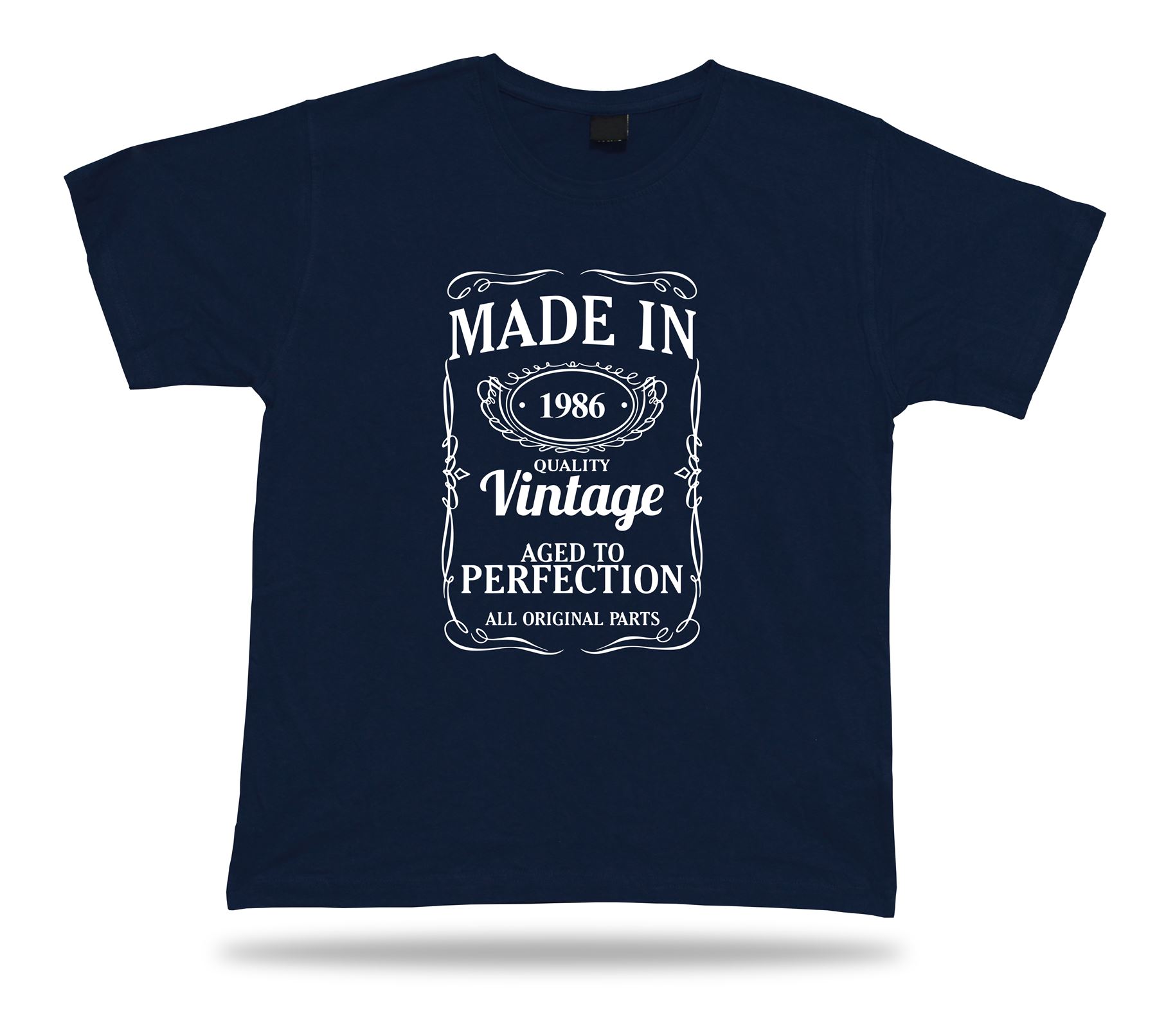 Bedrucktes T-Shirt Tee Made in 1986 Happy Birthday Geschenkidee Unisex - Bild 6 von 8