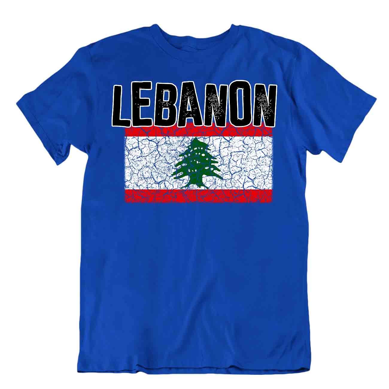 Camiseta Bandera Líbano Moda País Recuerdo Regalo Camiseta Orgullo Logotipo - Imagen 3 de 8