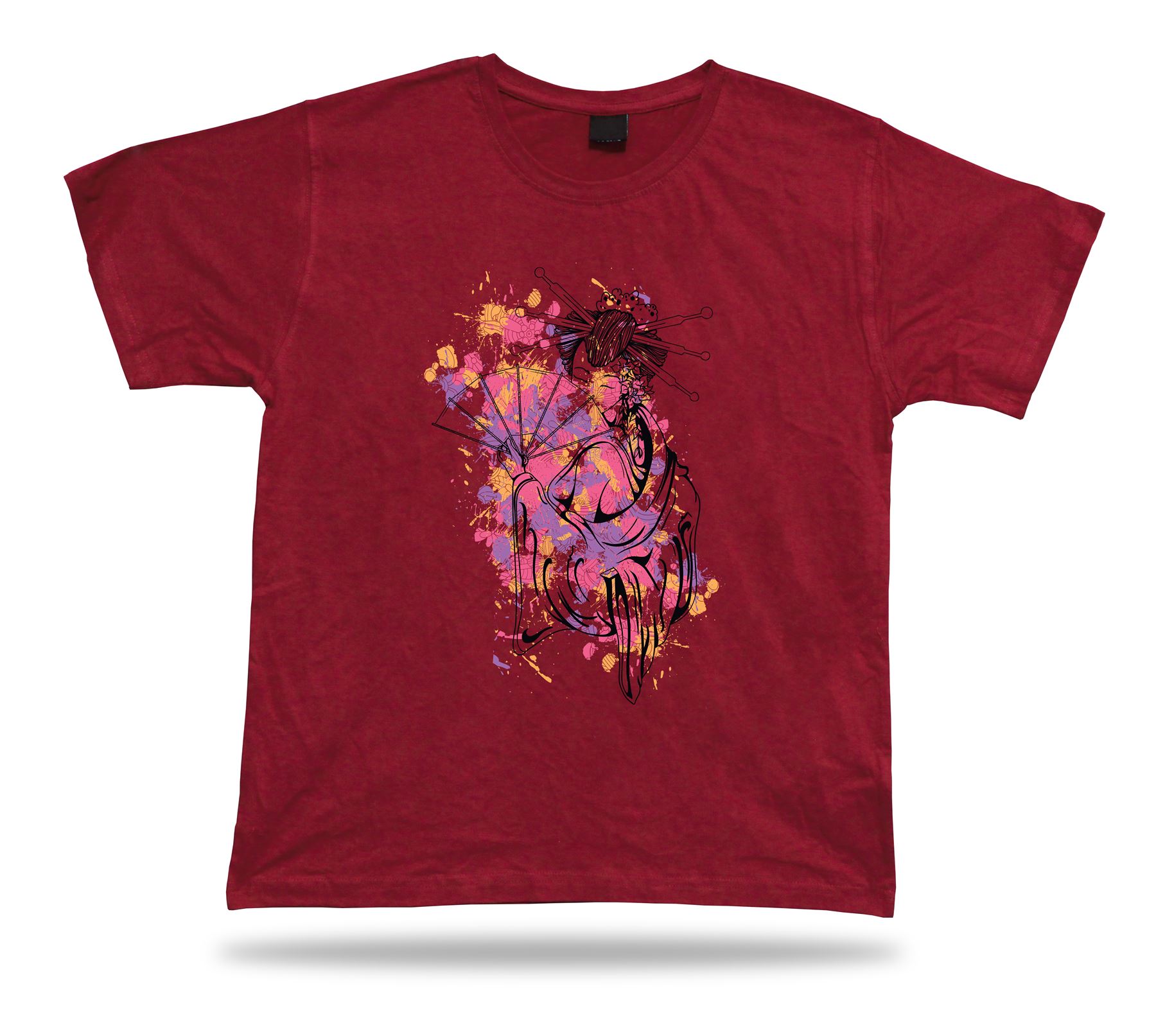 Camiseta Tímida Princesa Japonesa Floral Femenina Elegante Diseño Idea Única Presente - Imagen 7 de 8