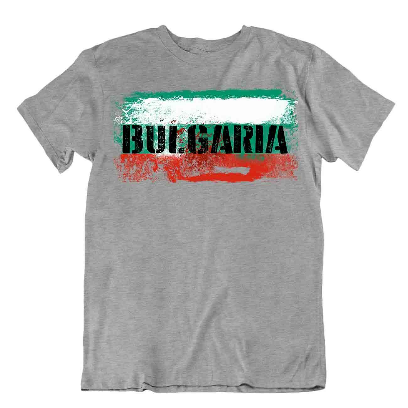 Bulgaria T-Shirt Flags Tee Travel Keepsake Blouse Tee Bulgaria Flag Tops