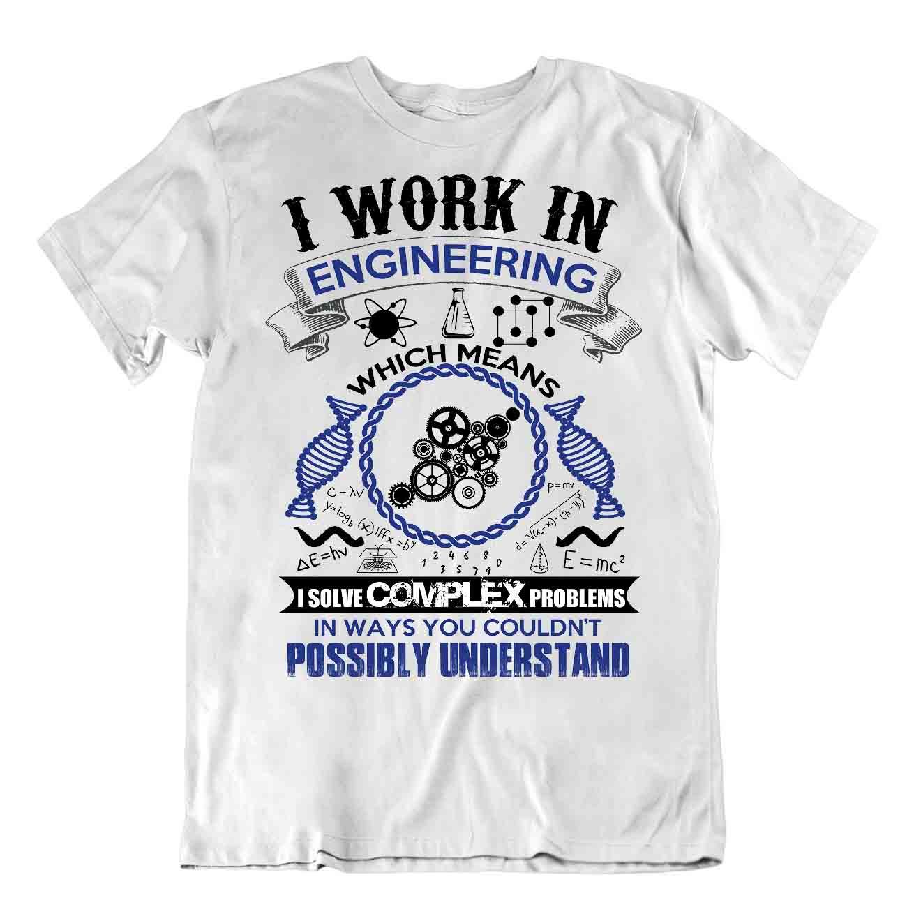 T-Shirt Engineering Awesome Retro Retro Lehrer Witz - Bild 8 von 8