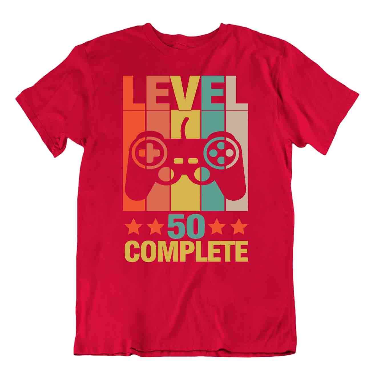 CAMISETA GAMER Nivel Completo TEE Mejor Idea Regalo CAMISETA Ropa - Imagen 7 de 8
