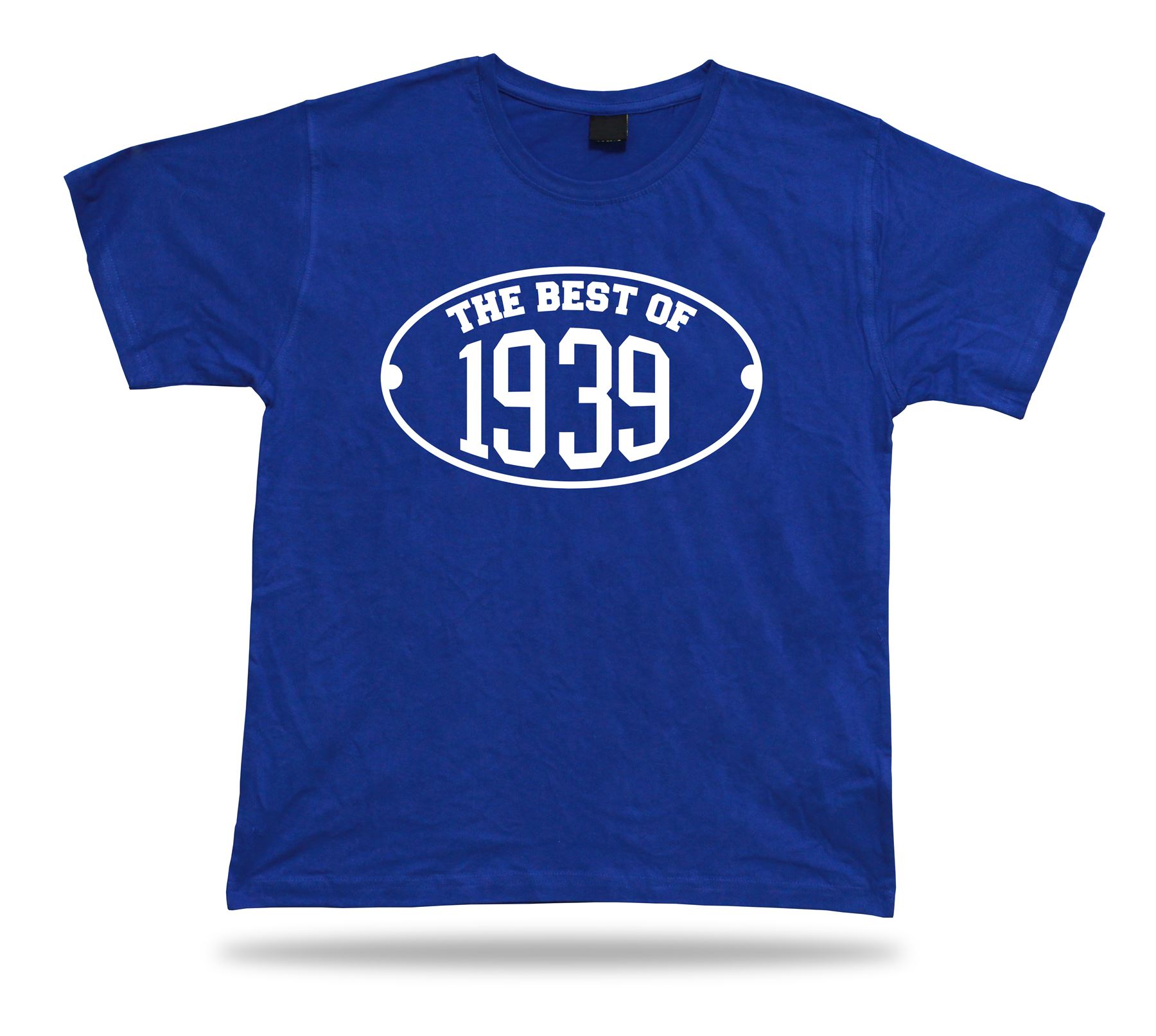 T-shirt tee Le meilleur de 1939 heureux cadeau d'anniversaire présenter unisexe - Imagen 3 de 8