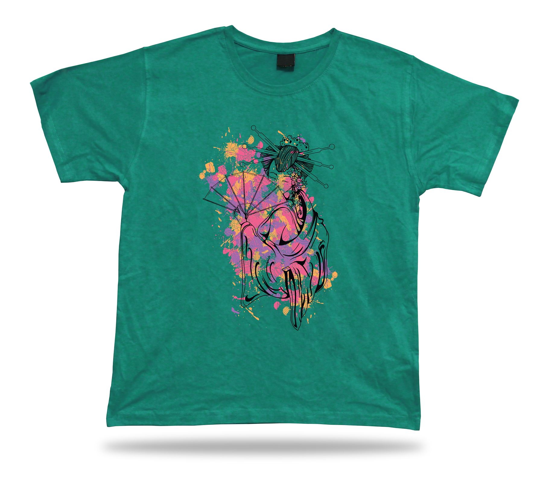 Camiseta Tímida Princesa Japonesa Floral Femenina Elegante Diseño Idea Única Presente - Imagen 4 de 8