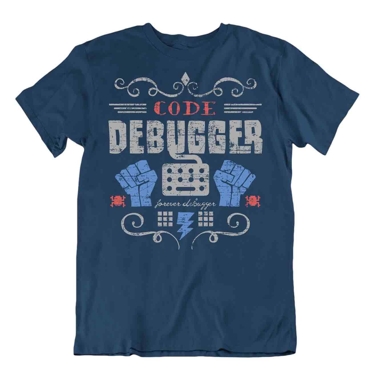 Code Debugger Tshirt Programmer T-Shirt Retro Tee Gift Shirt - Picture 6 of 8
