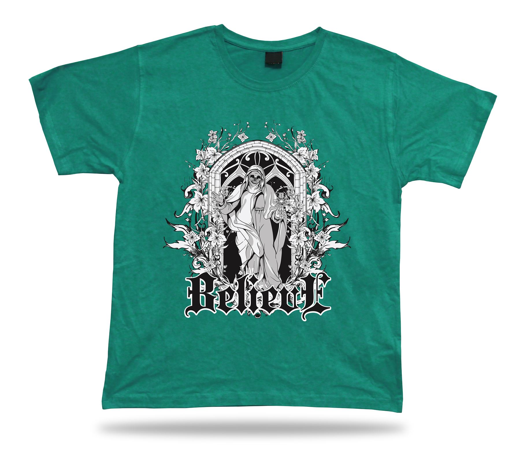 Believe Madre Tierra humor unisex camiseta ropa especial dibujos animados venta regalo - Imagen 4 de 8