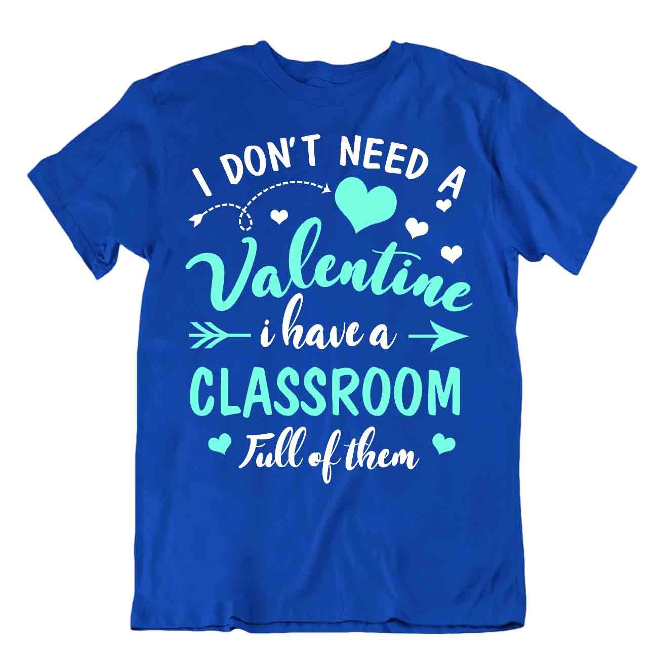 Teacher Valentine T-Shirt Awesome Classroom Gift Tshirt Best Lecture Shirt - Picture 3 of 8
