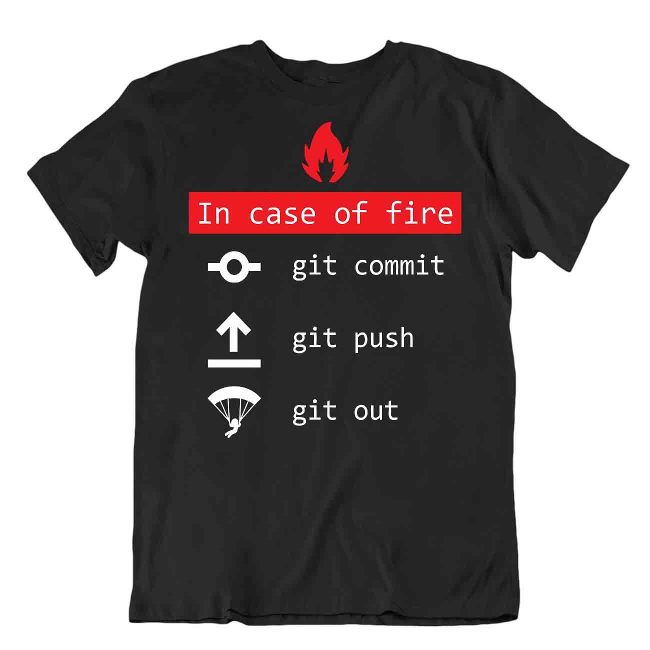 Tâches De Code De Feu T-Shirt Programmeur Tshirt Drôle Geek Chemises Tee - Picture 2 of 8