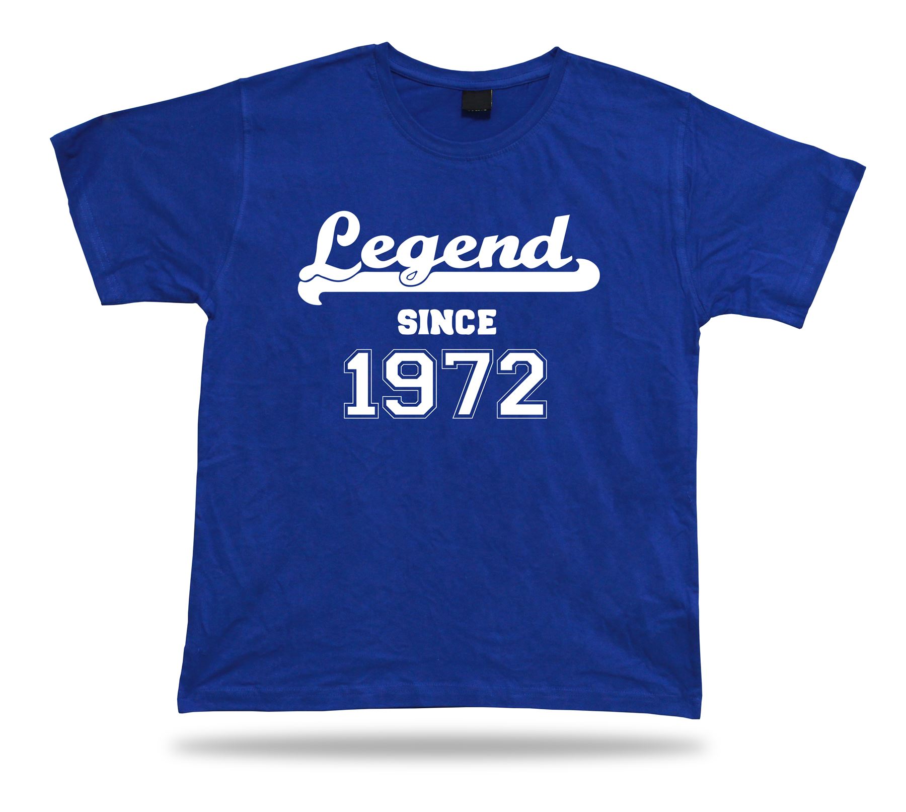 T-shirt imprimé tee Legend depuis 1972 heureux anniversaire idée cadeau unisexe - Imagen 3 de 8
