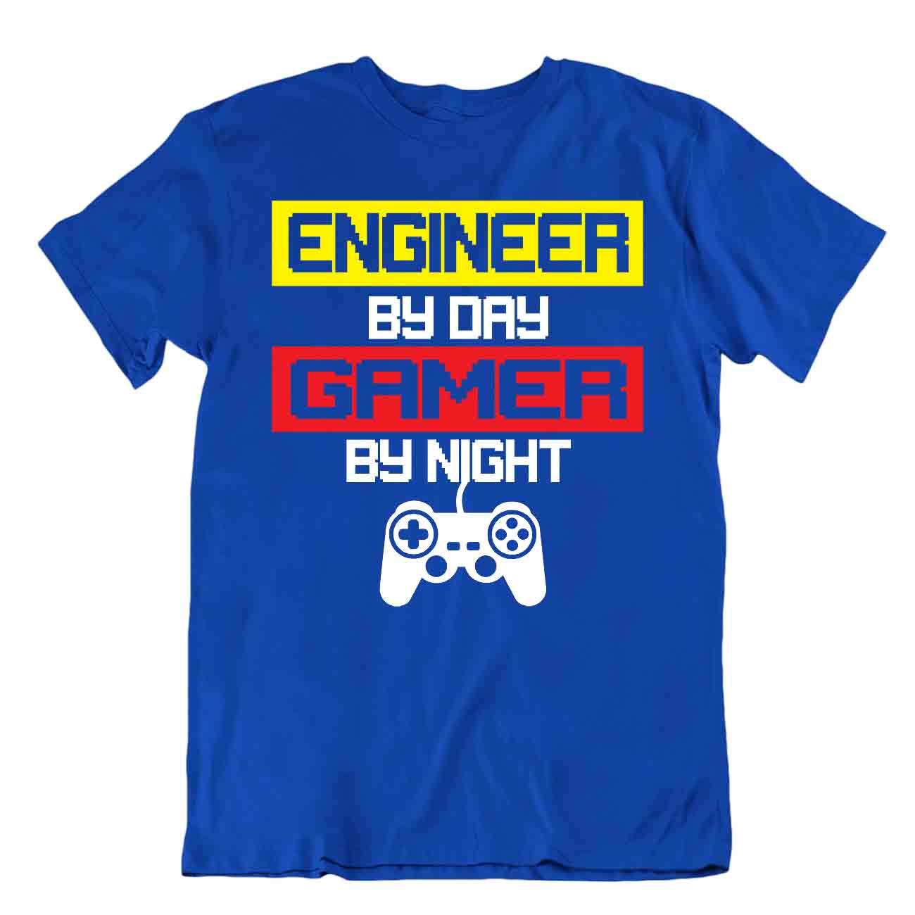Camiseta Gamer By Day And Night Born Gamer Camiseta Divertida Broma - Imagen 3 de 8