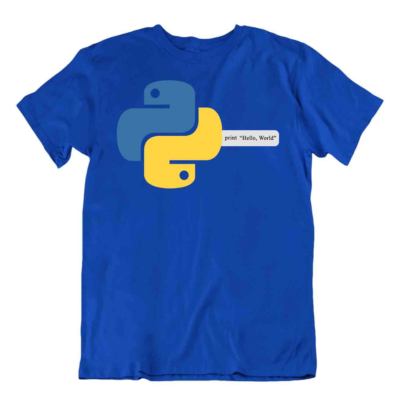 Hellow World Tshirt Programmer T-Shirt Awesome Stylish Shirt - Picture 3 of 8