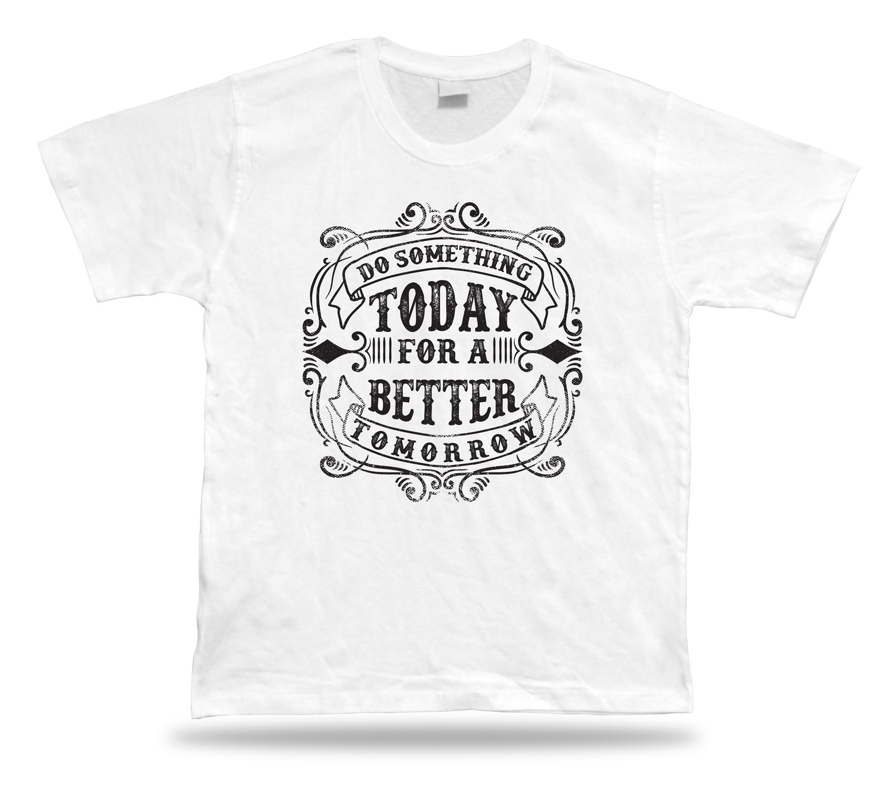 Camiseta Camiseta Camiseta Idea de Regalo de Cumpleaños Haz Algo Consejos Sabiduría Cita Proverbio - Imagen 8 de 8
