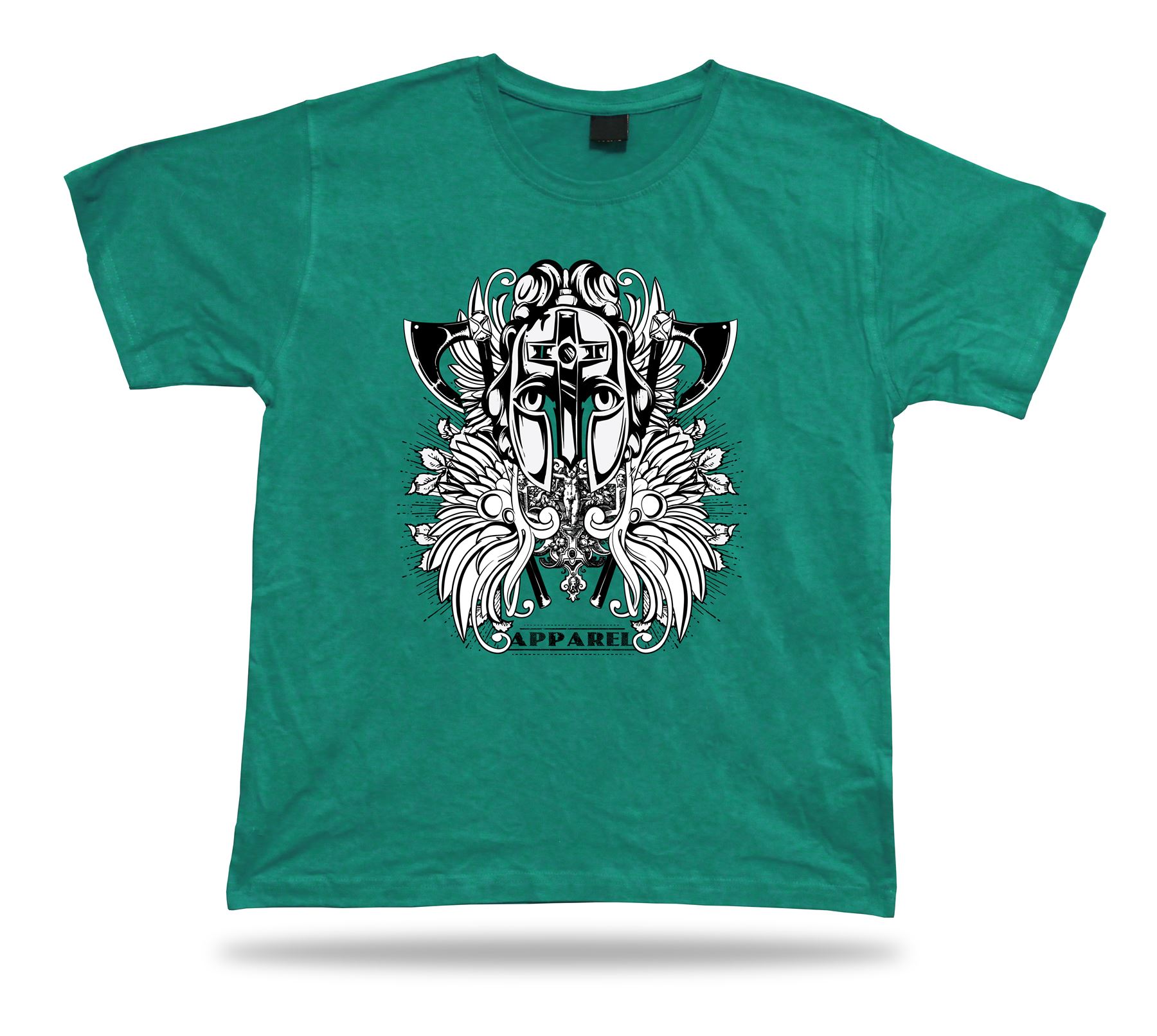 Camiseta Camiseta Cumpleaños Regalo Idea Guerrero Ropa Casco Armadura Hacha Emblam - Imagen 4 de 8