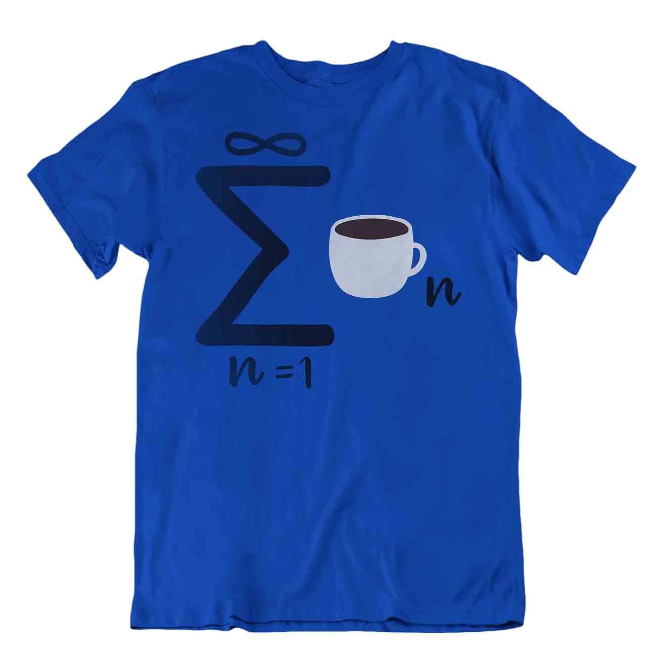 Lustiges Mathe-T-Shirt Infinite Coffee Mathe Tee Wissenschaft Lehrer College Shirt - Bild 3 von 8