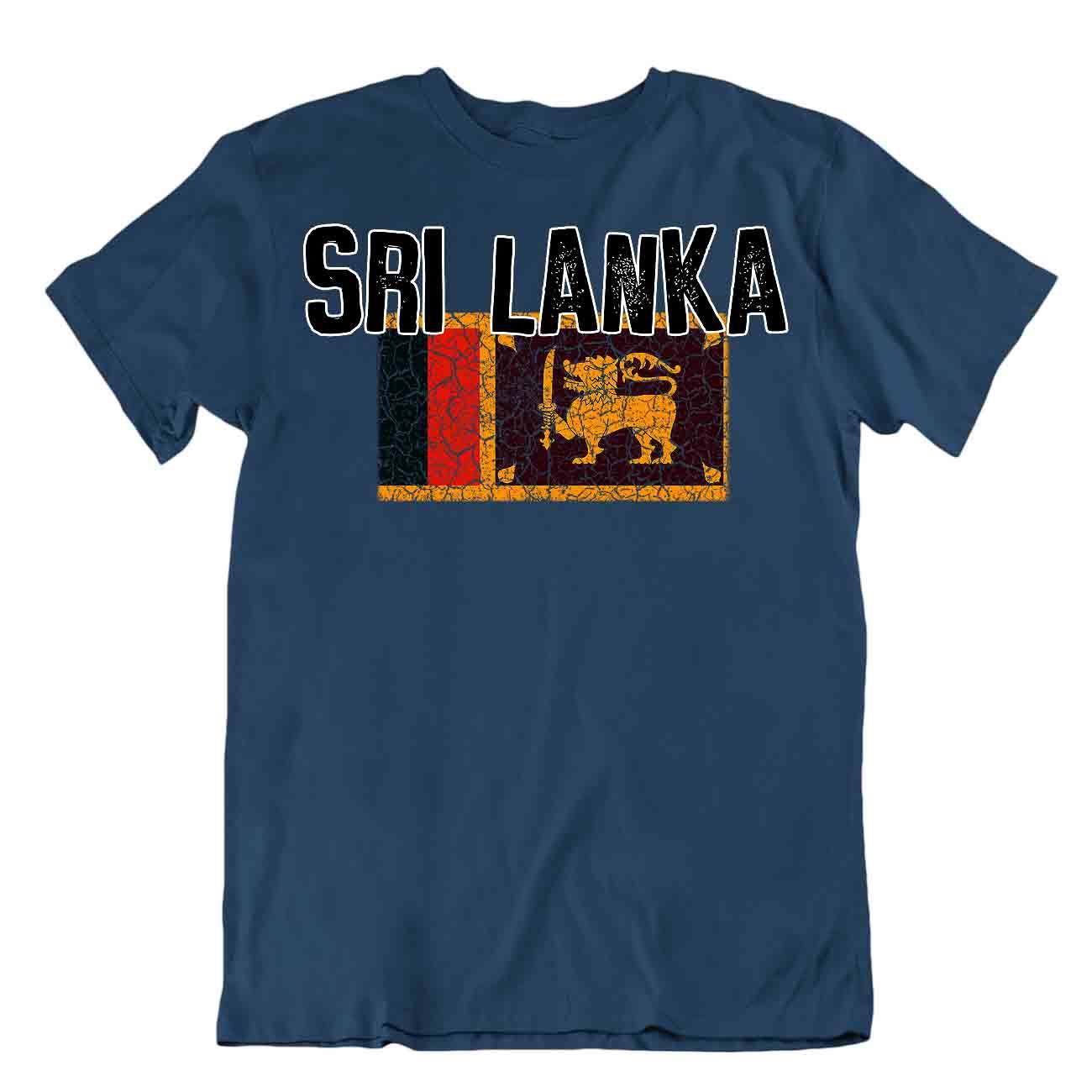 Flag T-Shirt Sri Lanka Fashion Country Souvenir Gift Tee Pride logo