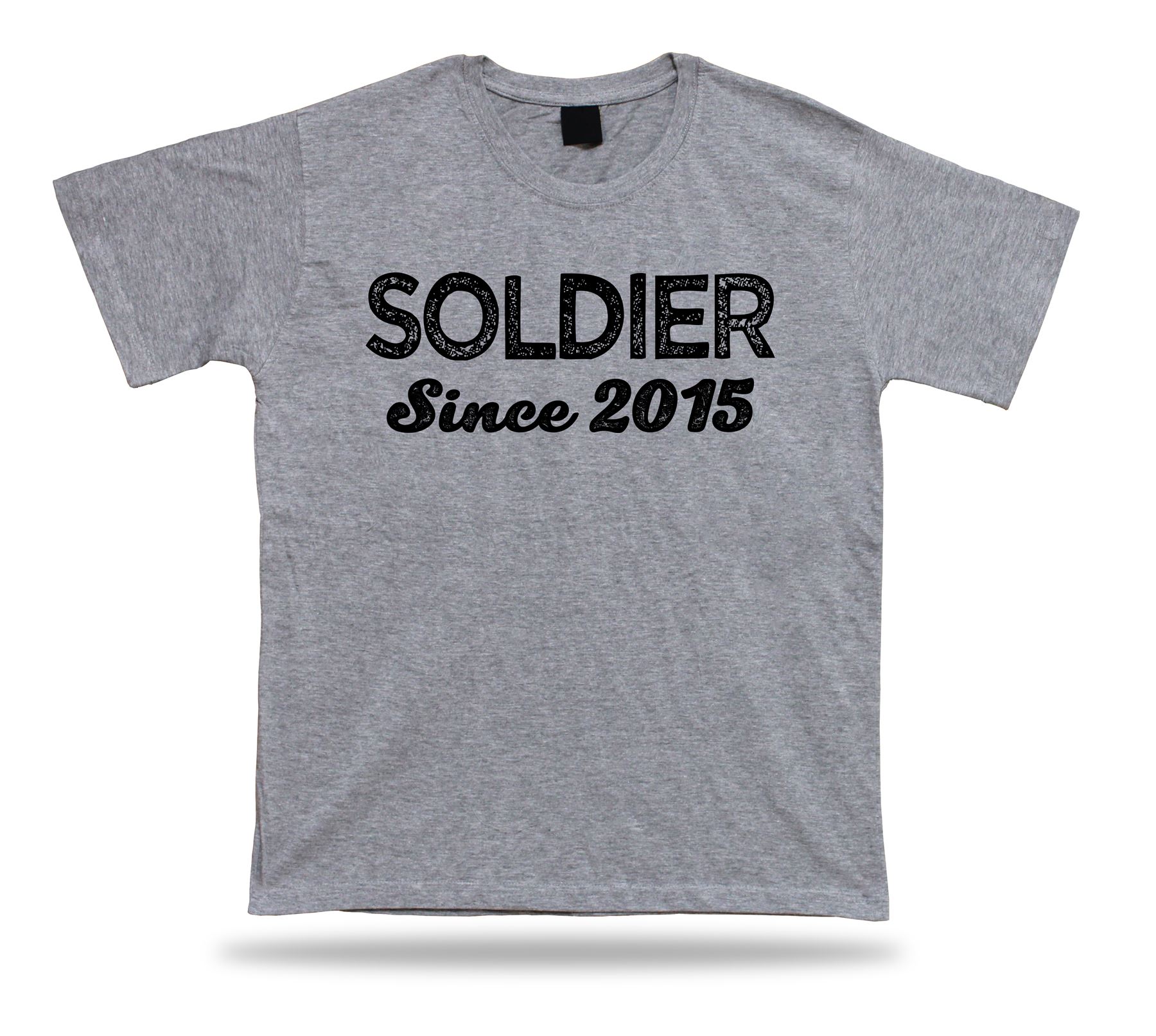 Soldier SINCE 2015 Awesome No1 best T shirt super Gift Idea birhday present Tee - Picture 5 of 8