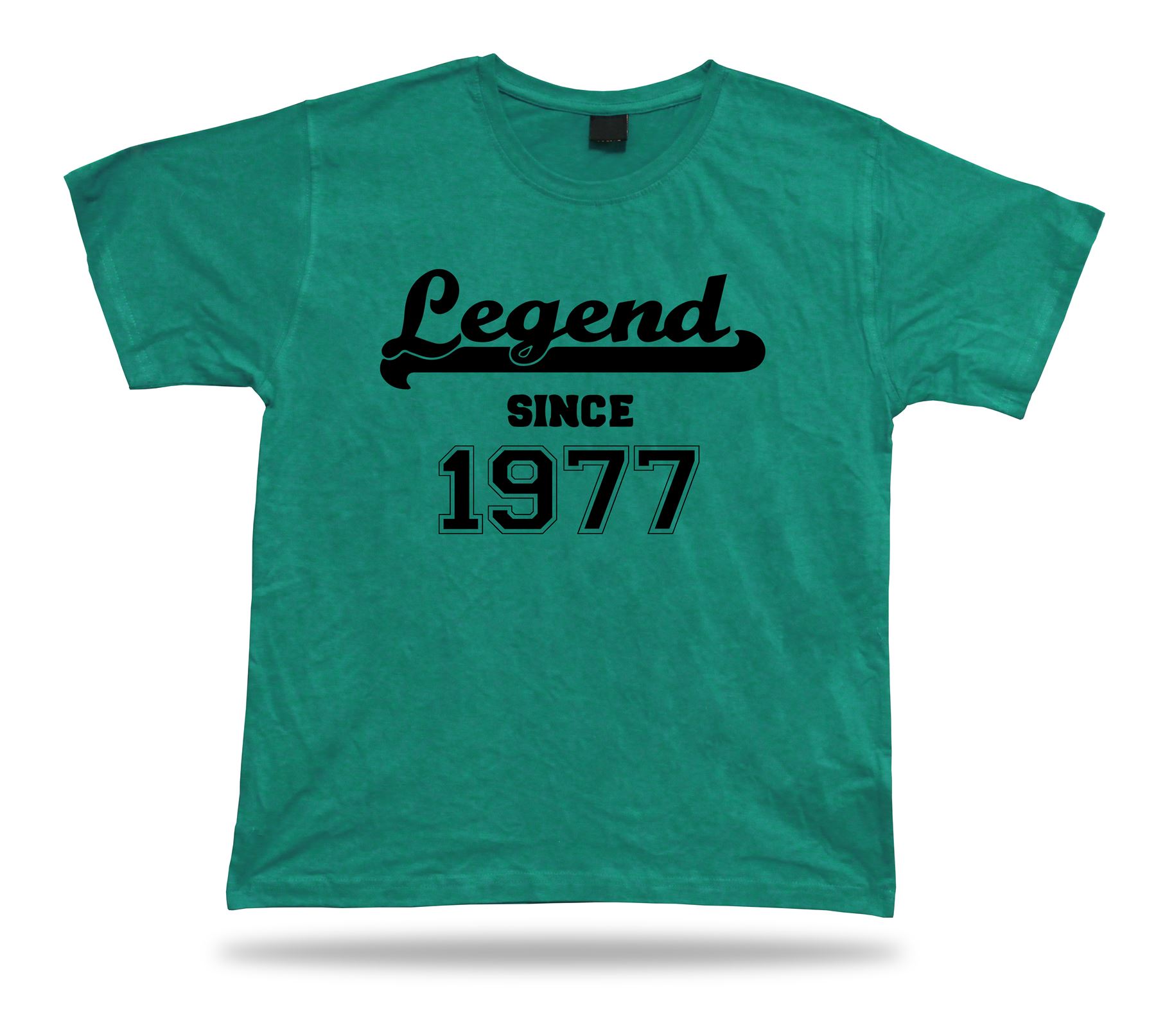 T-shirt imprimé tee Legend depuis 1977 heureux anniversaire idée cadeau unisexe - Imagen 4 de 8