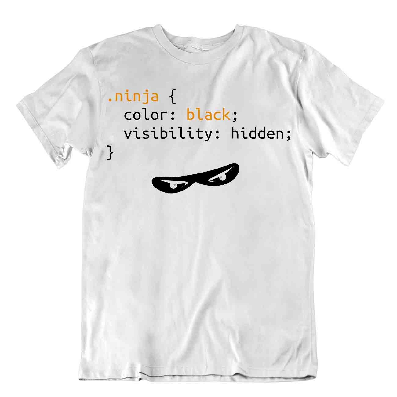 Ninja Language Code Tshirt Programmer Tee Funny Shirt Cute Gift - Picture 8 of 8