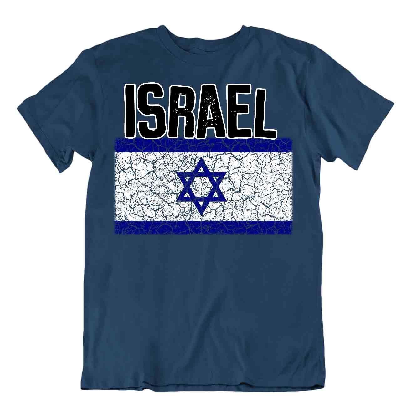 Camiseta Bandera Israel Moda País Recuerdo Regalo Camiseta Logotipo del Orgullo - Imagen 6 de 8