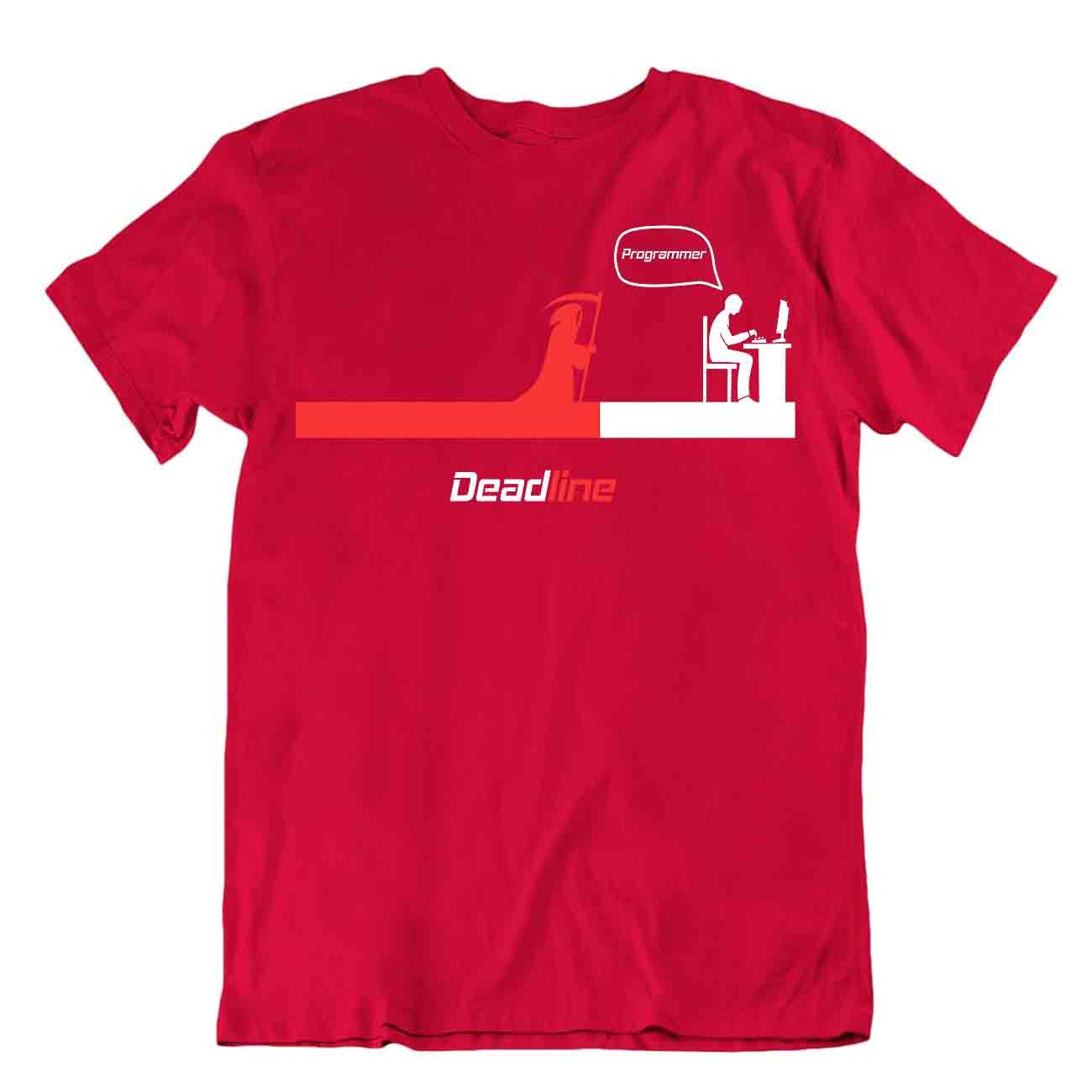 Deadline Witz Camiseta Programador Codificador Camiseta Sarcasem Tee Shirt - Imagen 7 de 8