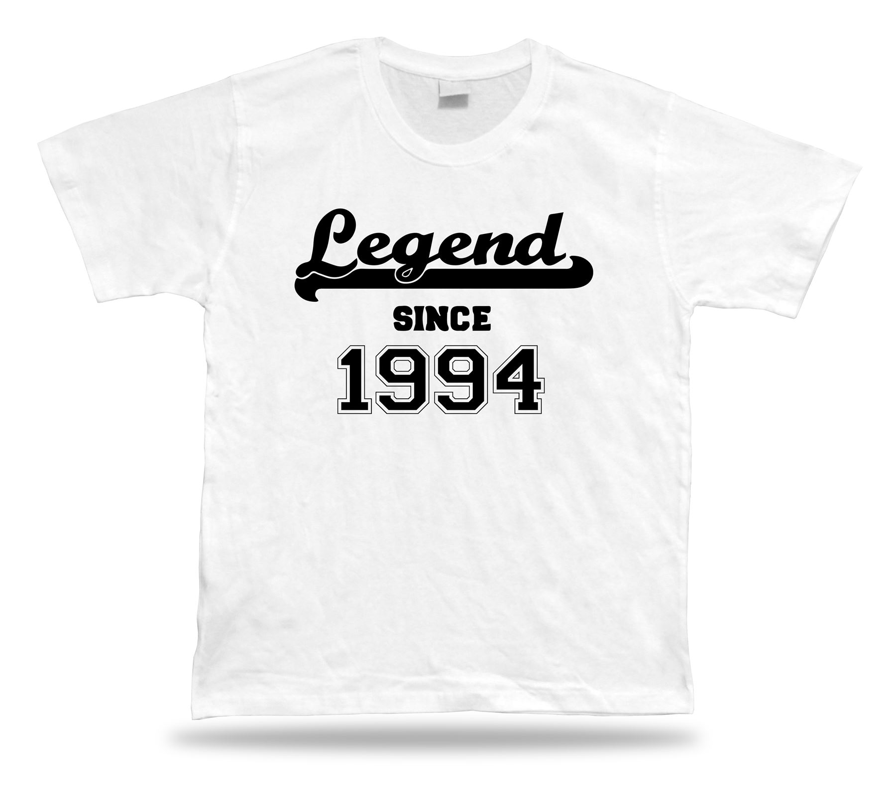 T-shirt imprimé tee Legend depuis 1994 heureux anniversaire idée cadeau unisexe - Imagen 8 de 8