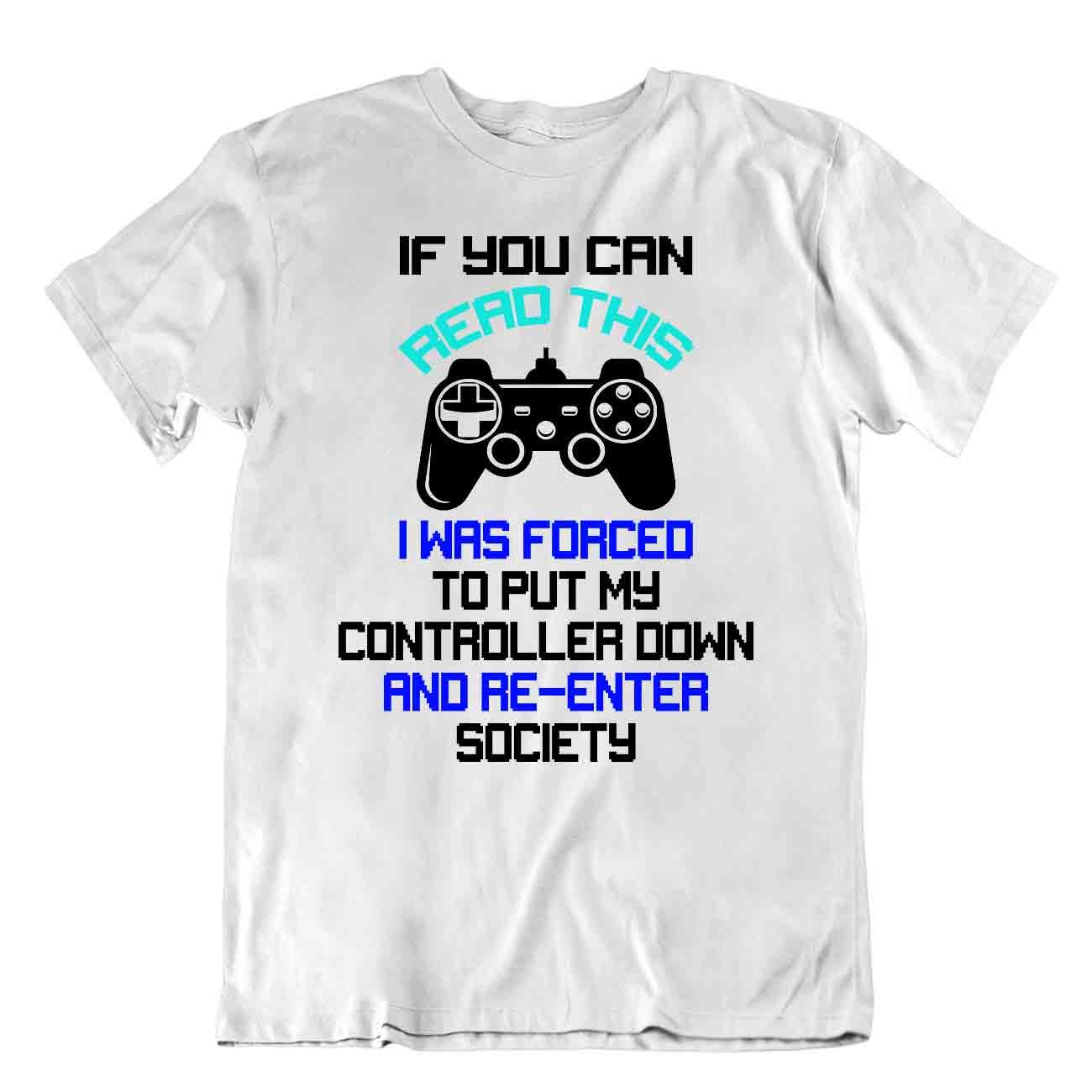 CAMISETA Re Enter Society Camiseta Jugador Broma Buena Ropa CAMISETA - Imagen 8 de 8